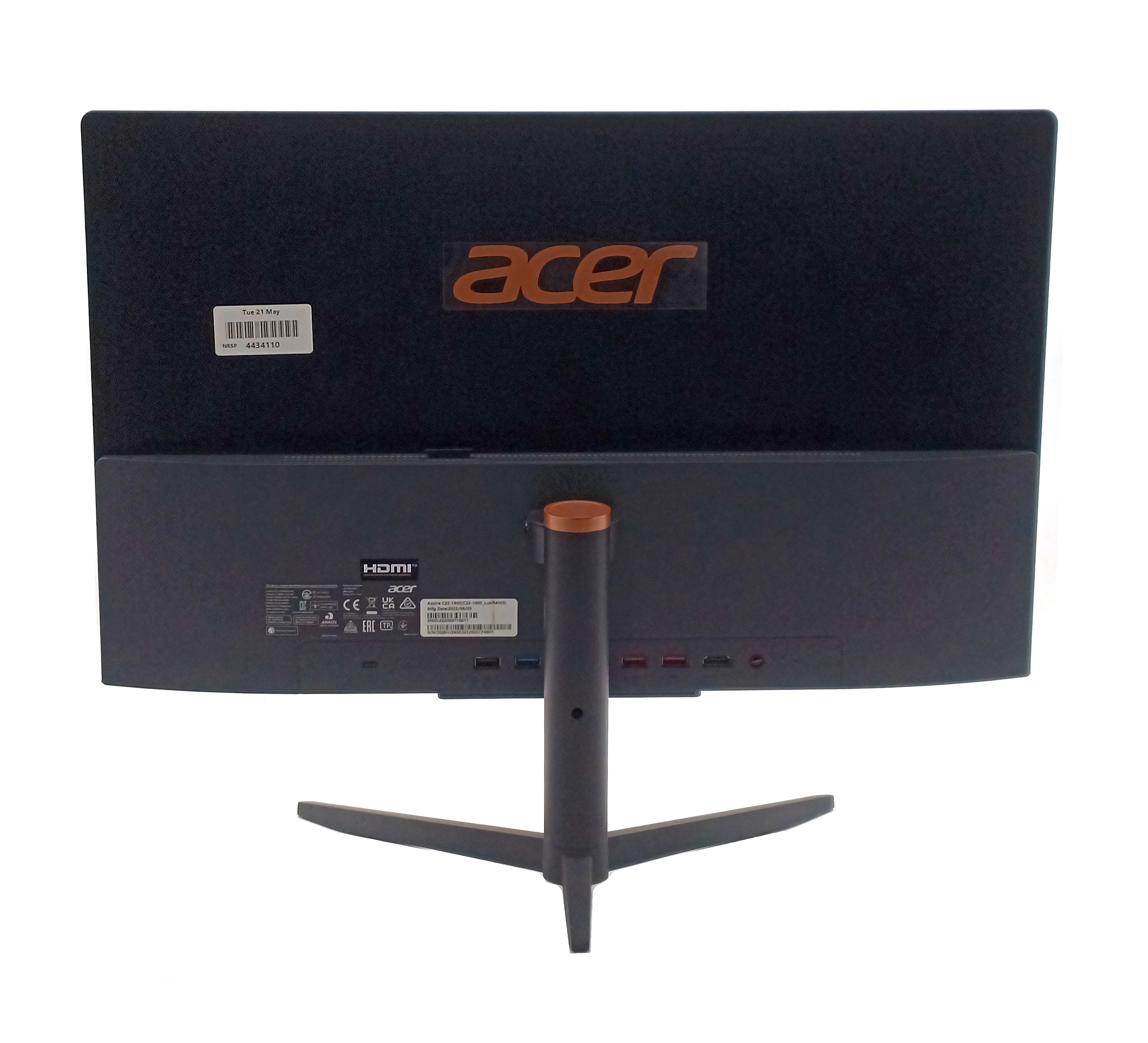 Acer Aspire C22-1600 AIO PC, 21.5", Intel N4505, 8GB RAM, 256GB SSD - Image 5