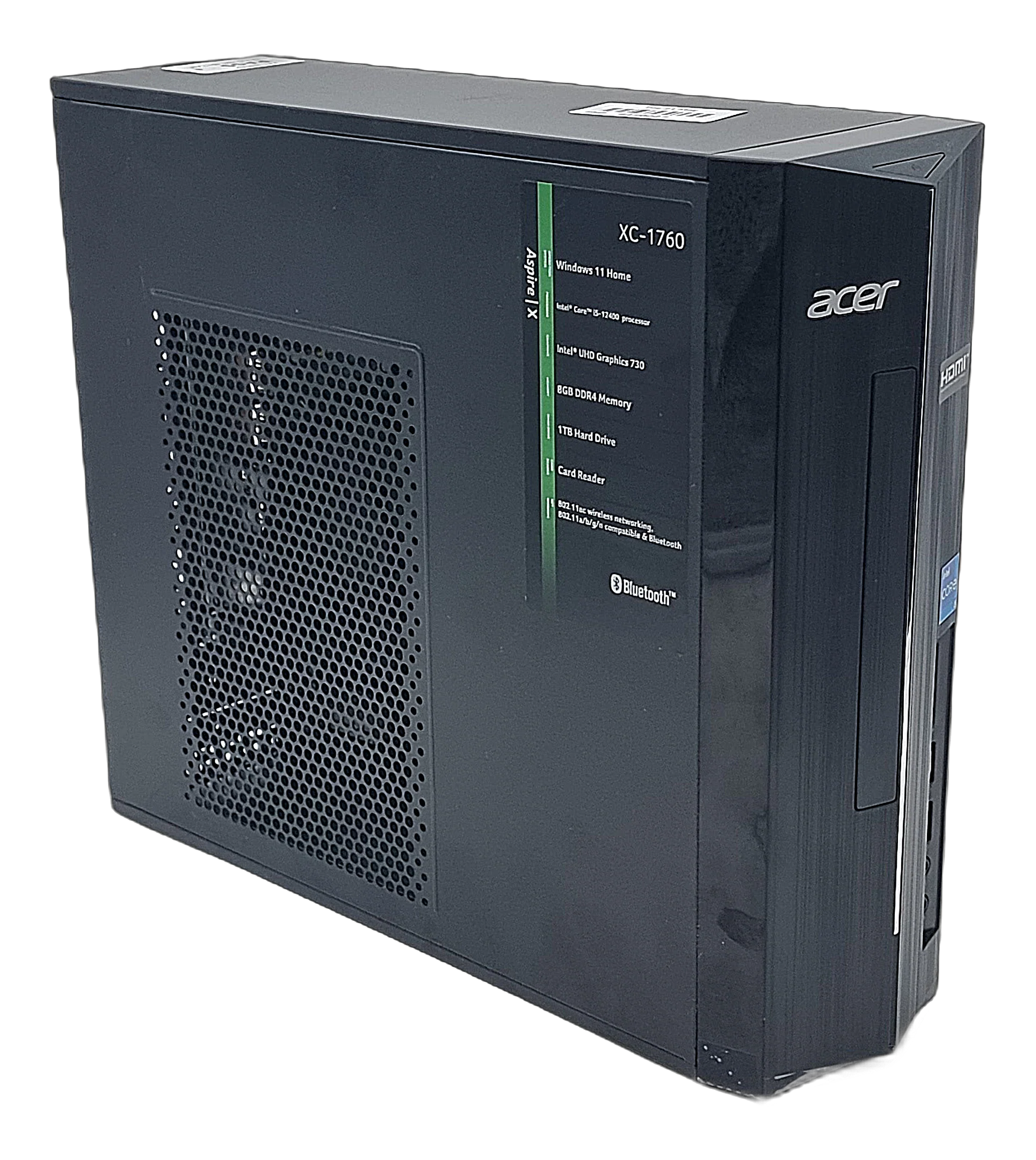 Acer Aspire XC-1760, Core i5 12th Gen, 16GB RAM, 256GB NVMe, 2TB HDD
