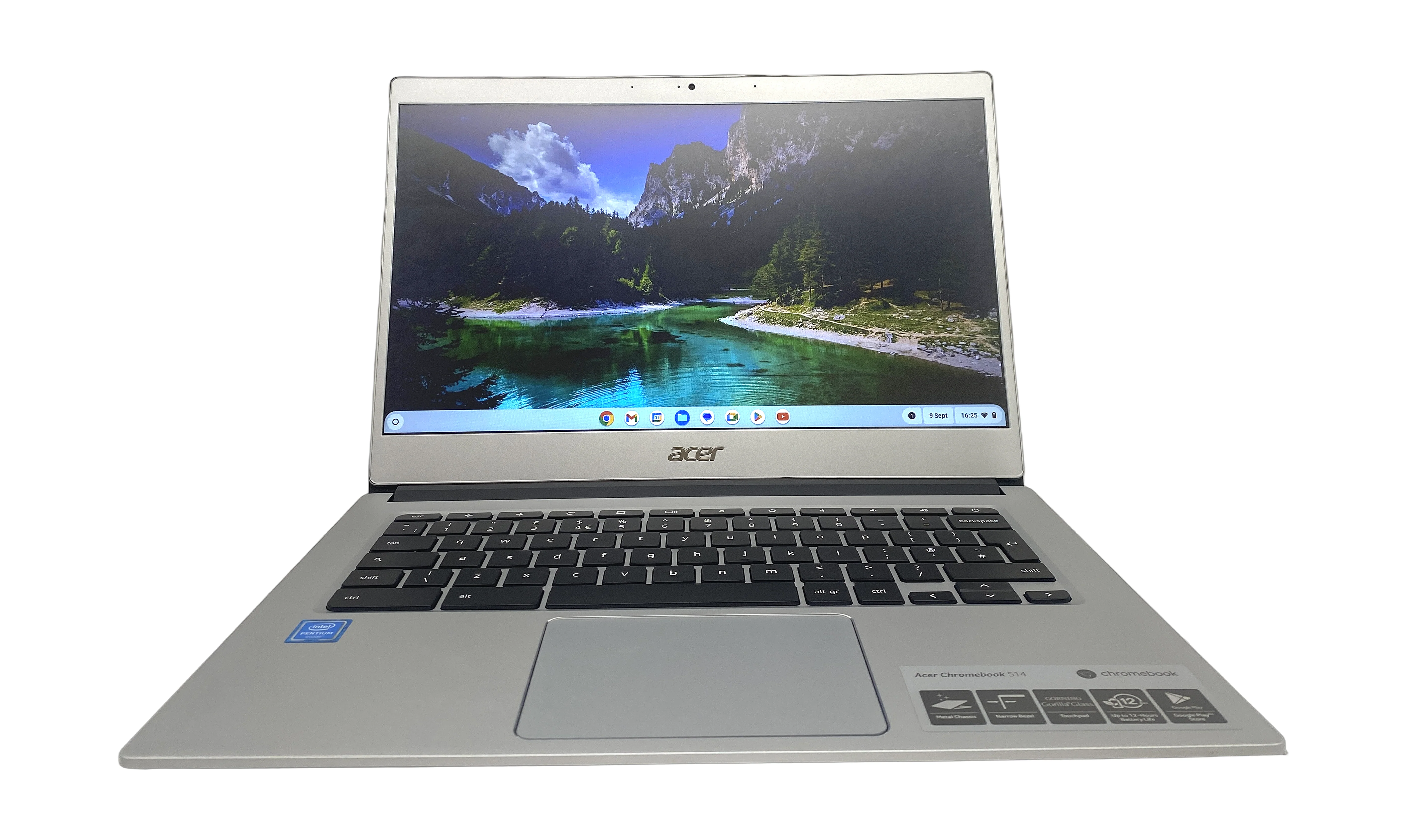 Acer Chromebook CB514-1H Laptop, 14" Intel Pentium, 4GB RAM, 32GB EMMC, ChromeOS - Image 2