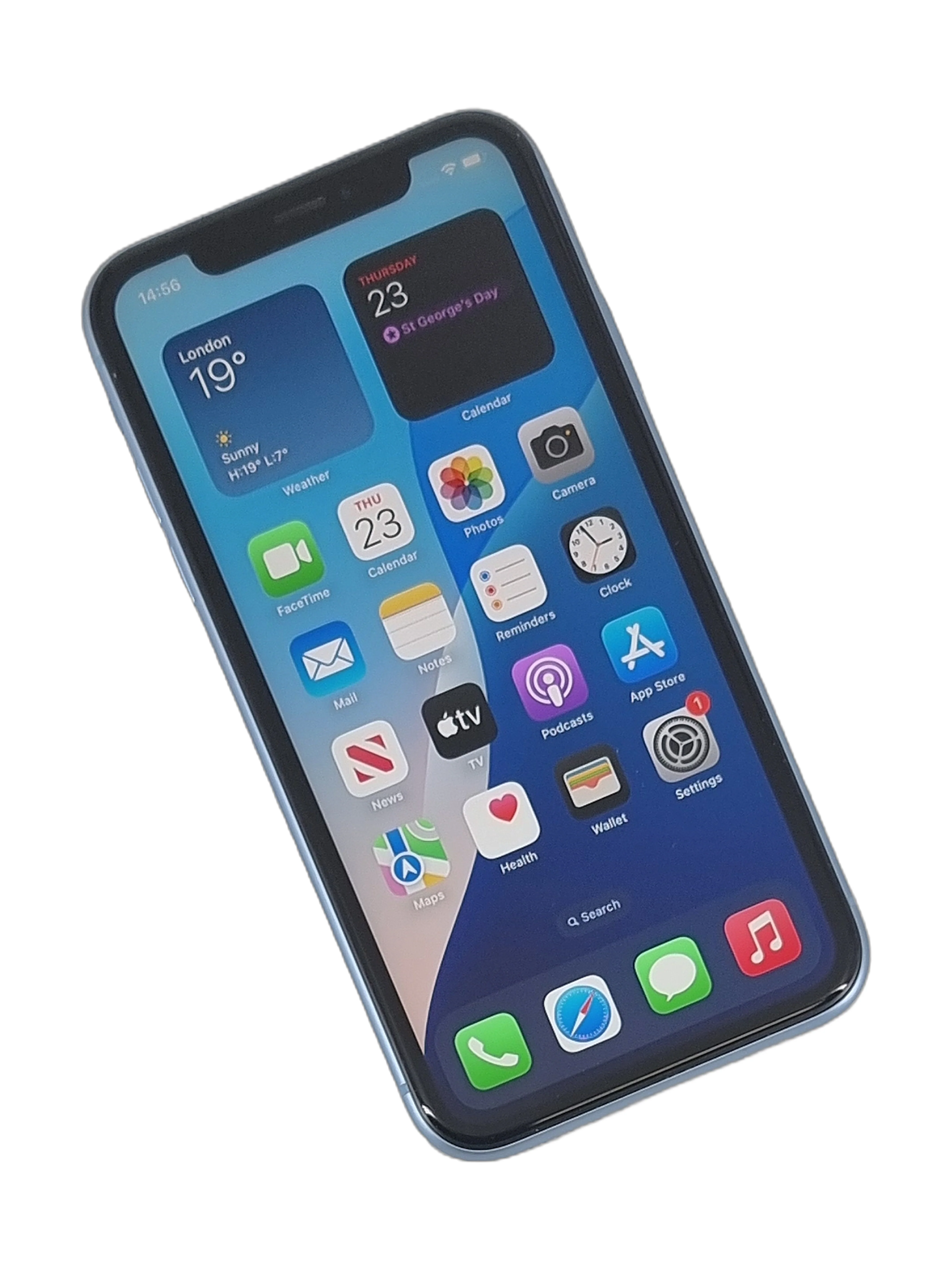 Apple iPhone XR Smartphone, 64GB, Network Unlocked, Blue, A2105 - Image 3