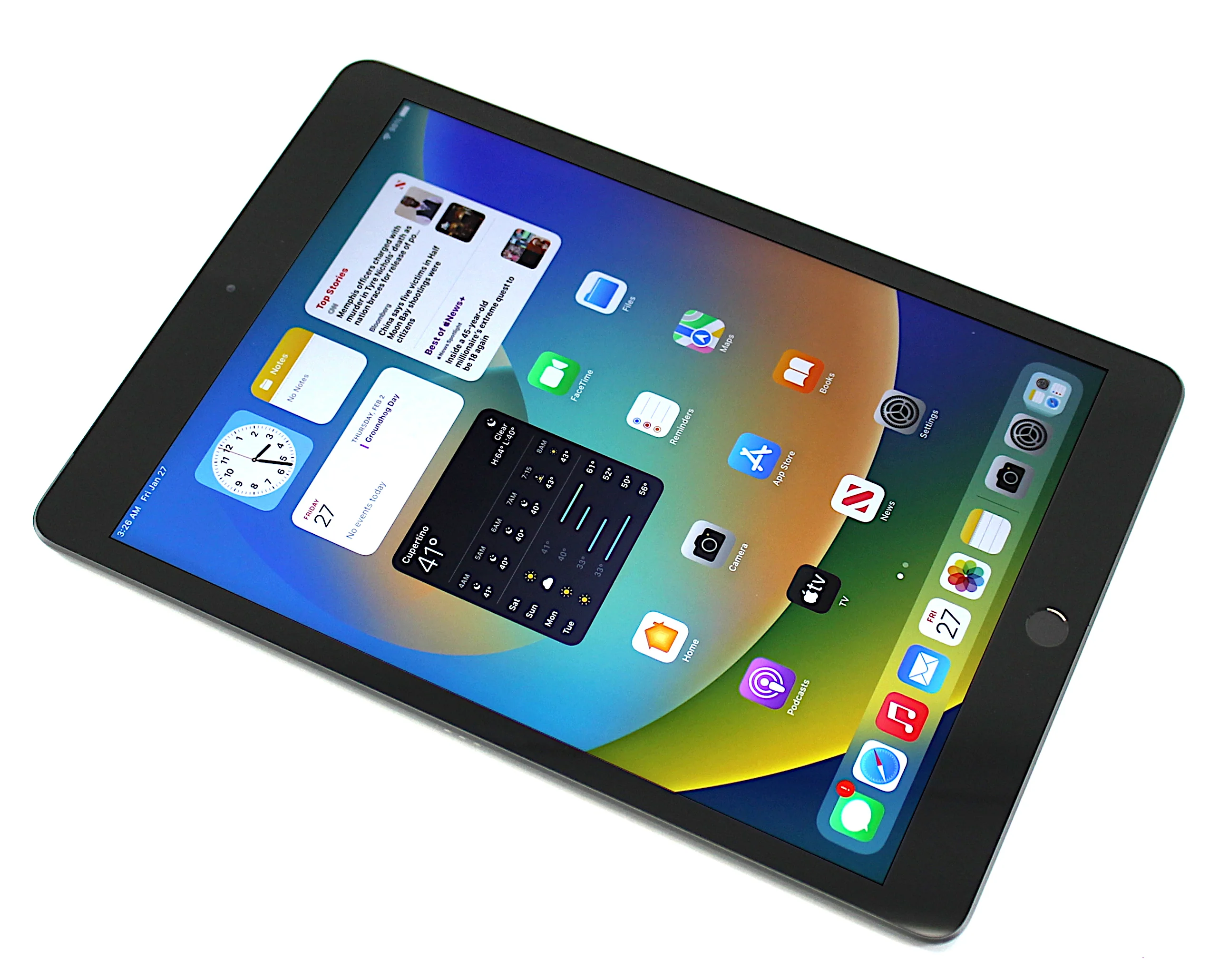 Apple iPad 7th Gen Tablet, 32GB, WiFi + Cellular, Unlocked, Space Grey, A2198 - Image 3