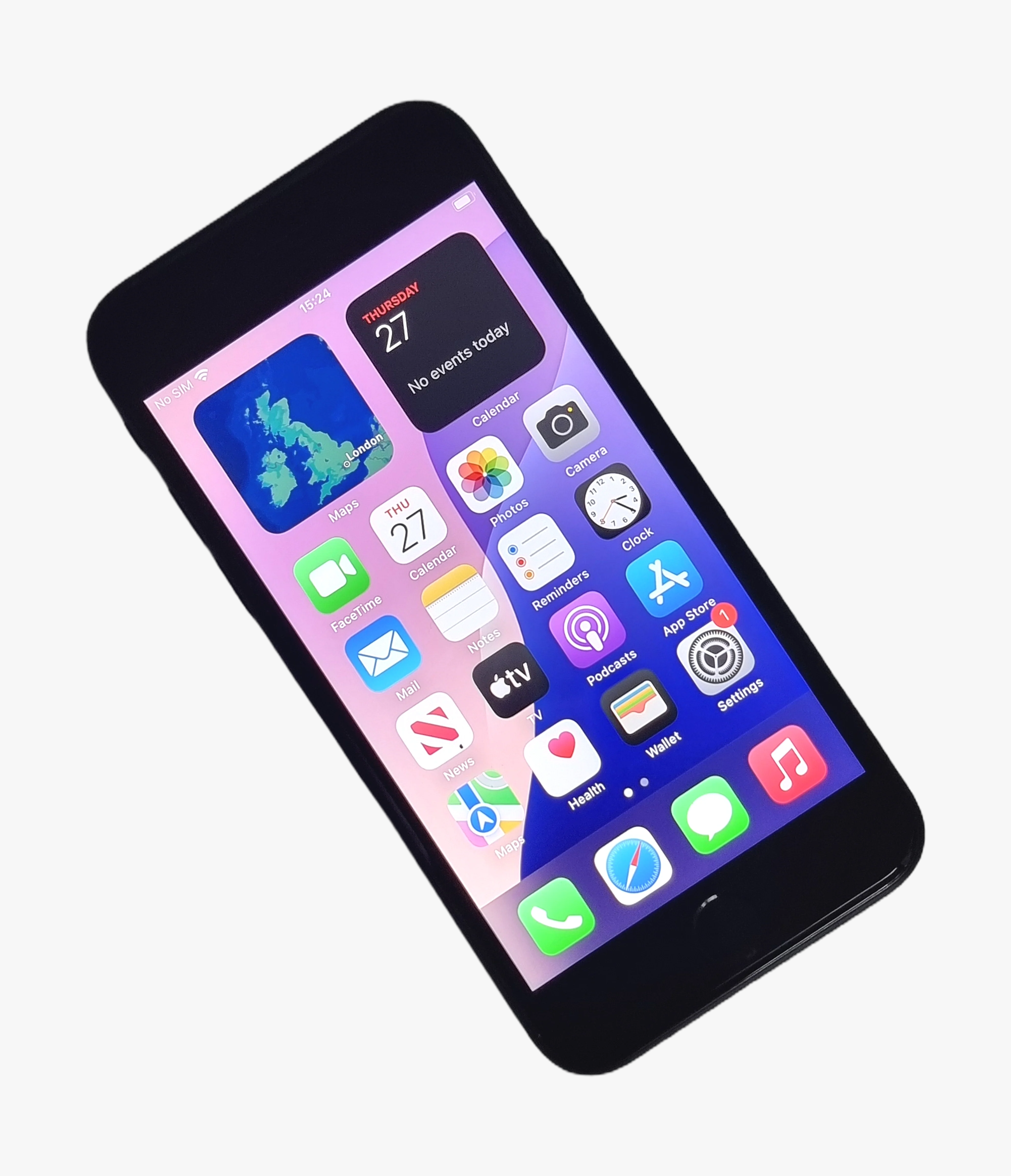 Apple iPhone SE 2nd Generation Smartphone, 128GB, Network Unlocked, Black, A2296 - Image 3