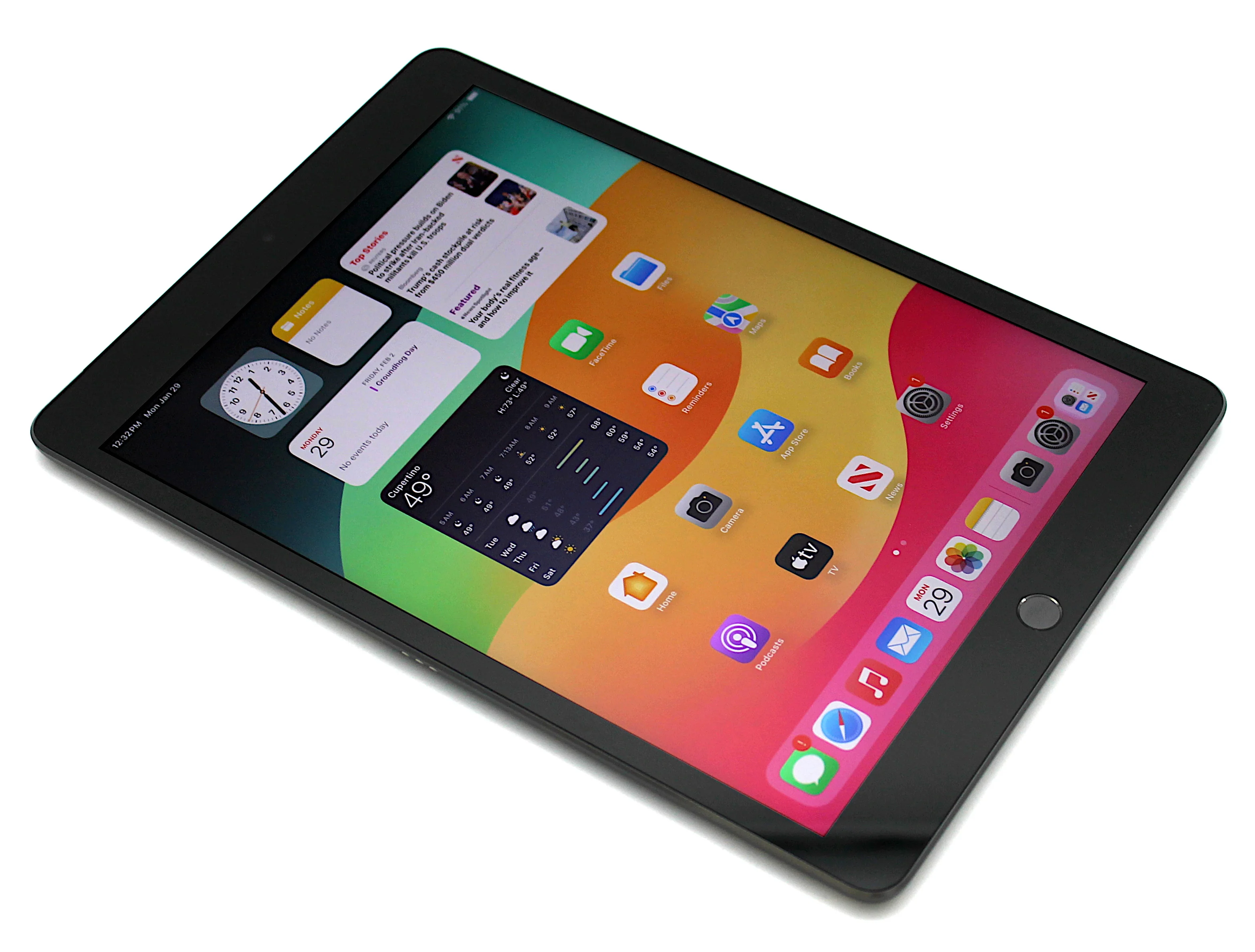 Apple iPad 9th Generation Tablet, 64GB, WiFi + Cellular, Space Grey, A2604 - Image 3