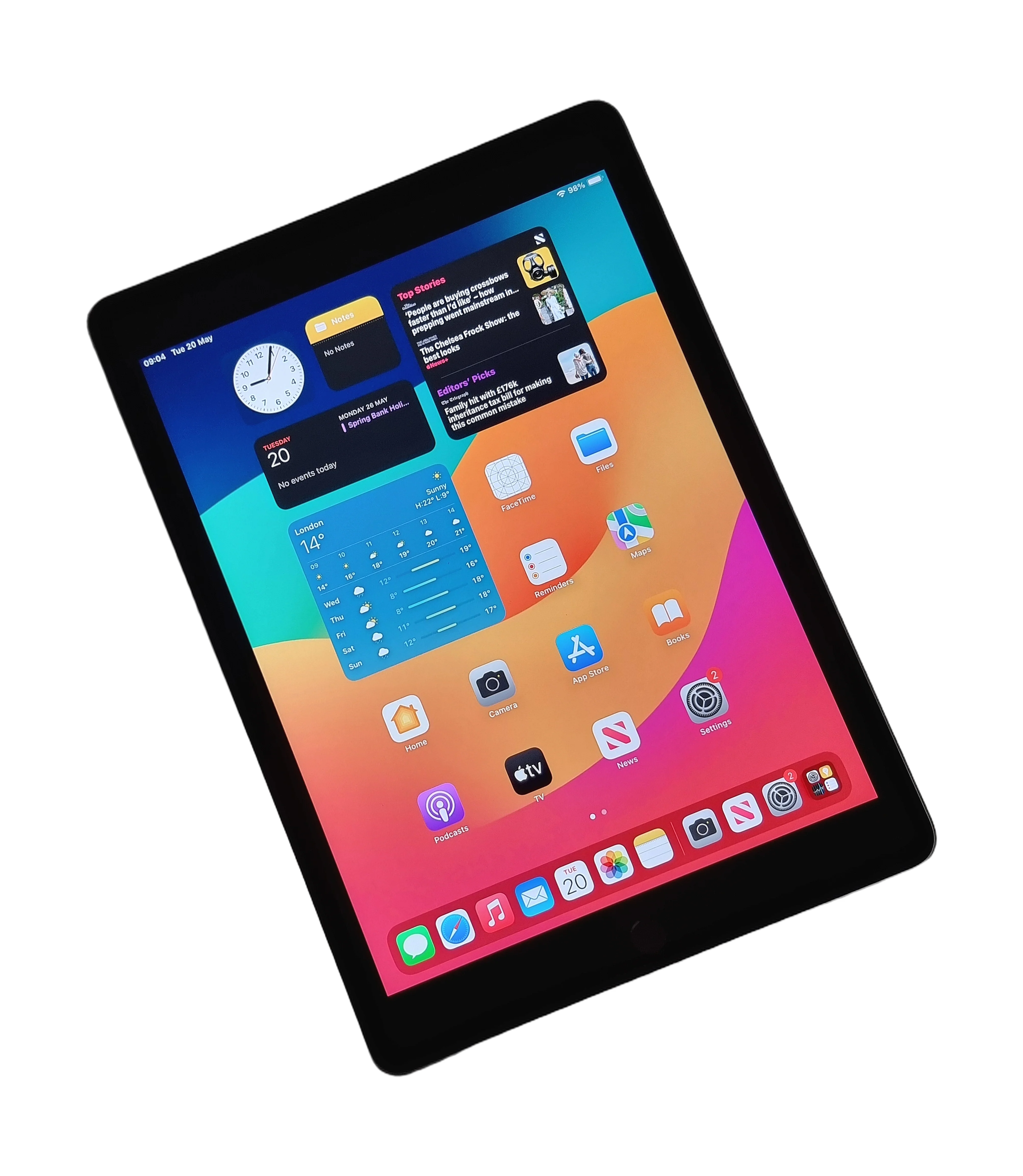 Apple iPad 6th Generation Tablet, 128GB, Wi-Fi, Space Grey, A1893 - Image 3
