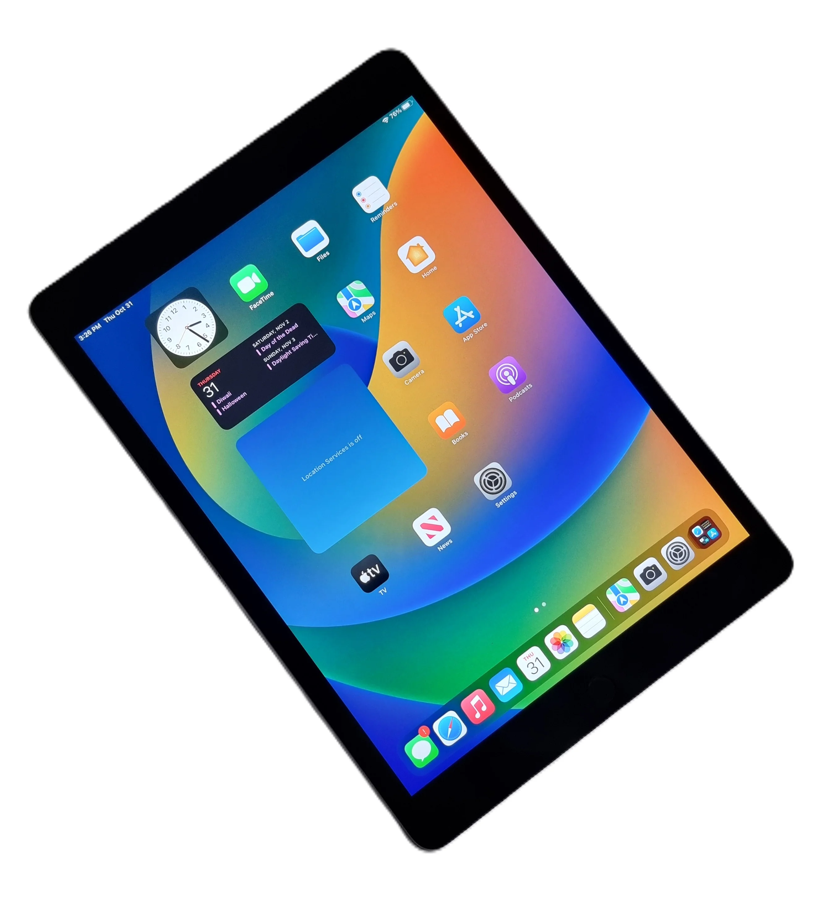 Apple iPad 9th Gen Tablet, 64GB, WiFi, Space Grey, A2602 - Image 3