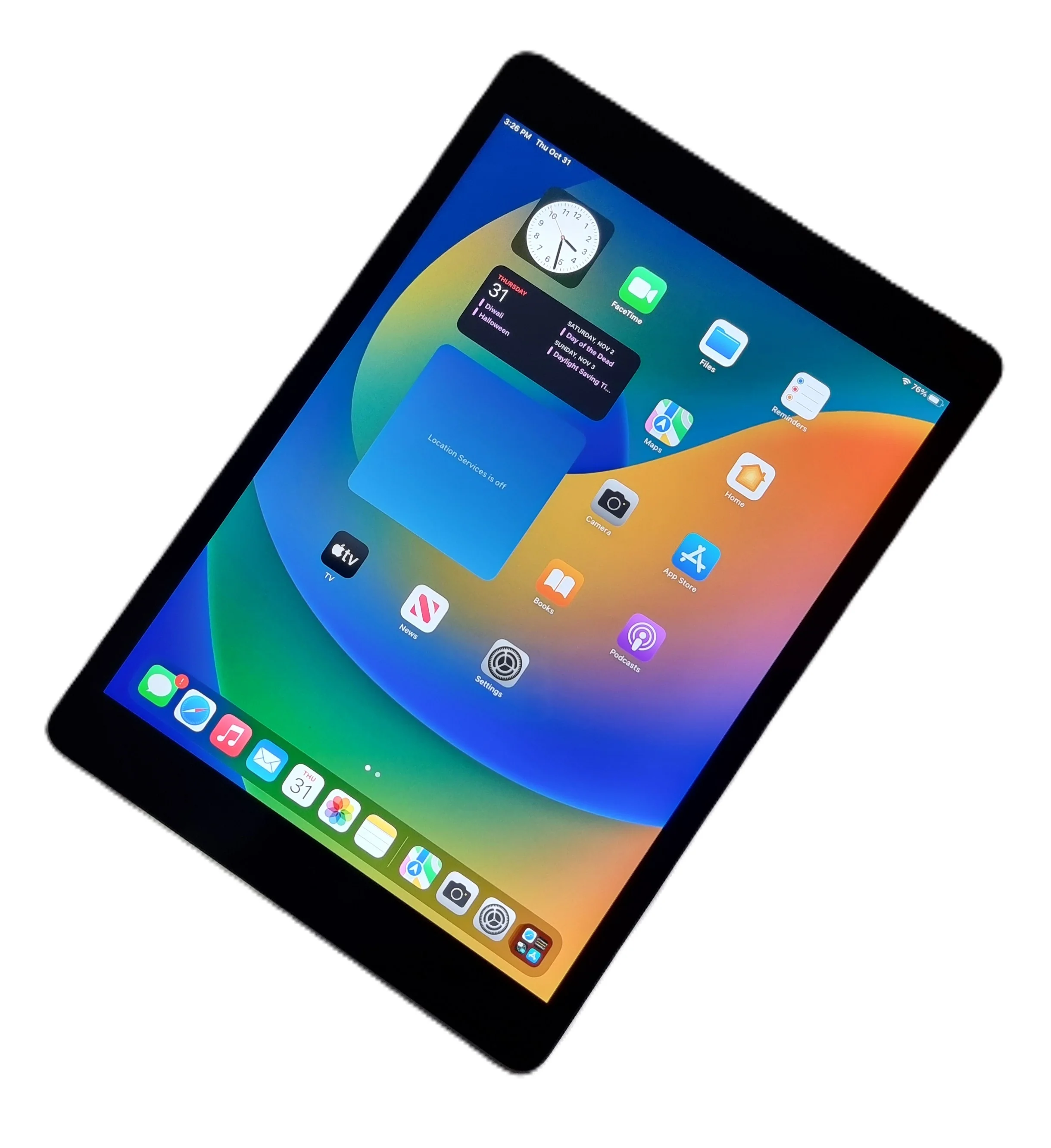 Apple iPad 9th Gen Tablet, 64GB, WiFi, Space Grey, A2602 - Image 5