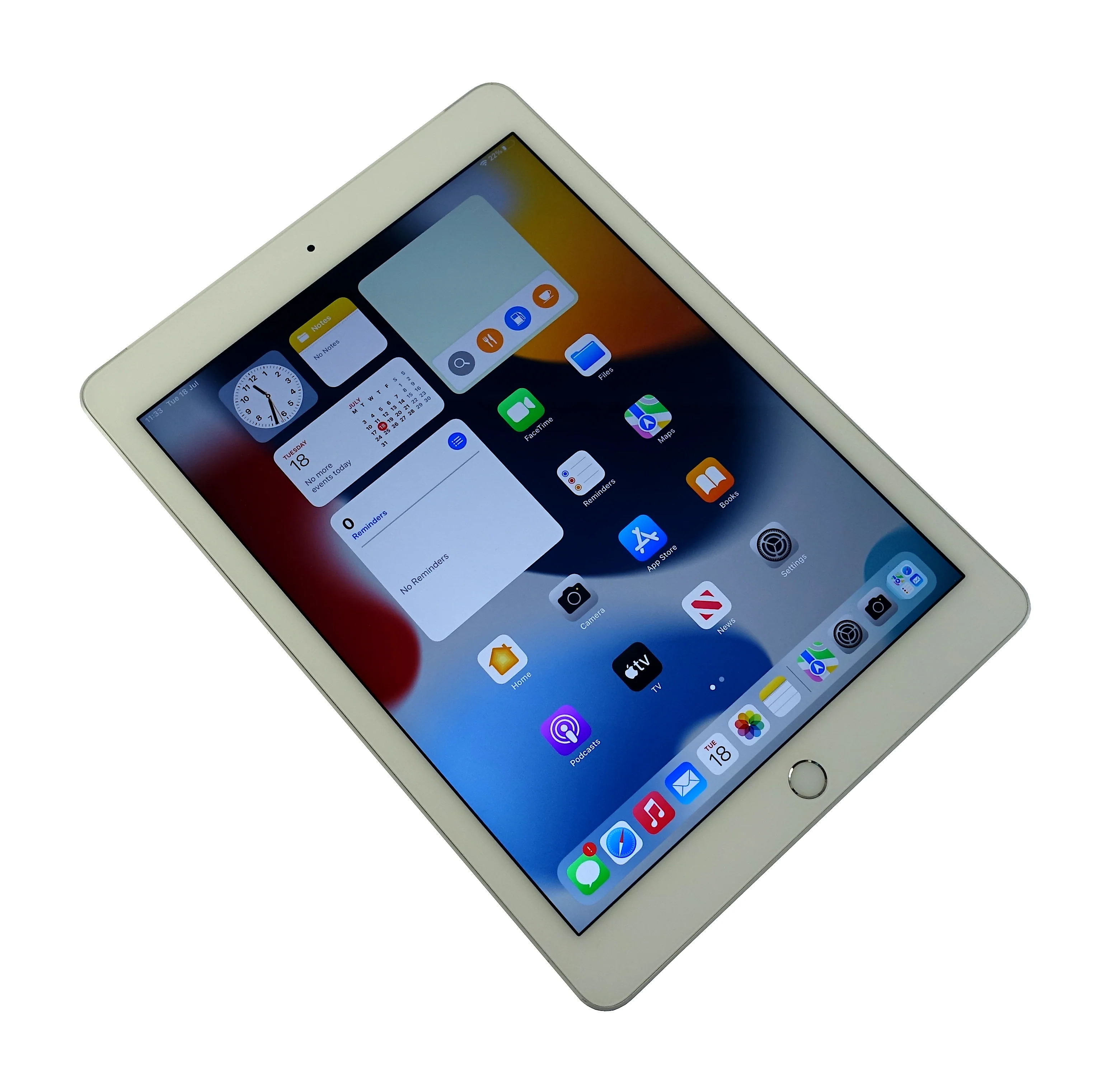 Apple iPad Air 2 Tablet, 16GB, WiFi + GSM, Silver, A1567 - Image 3
