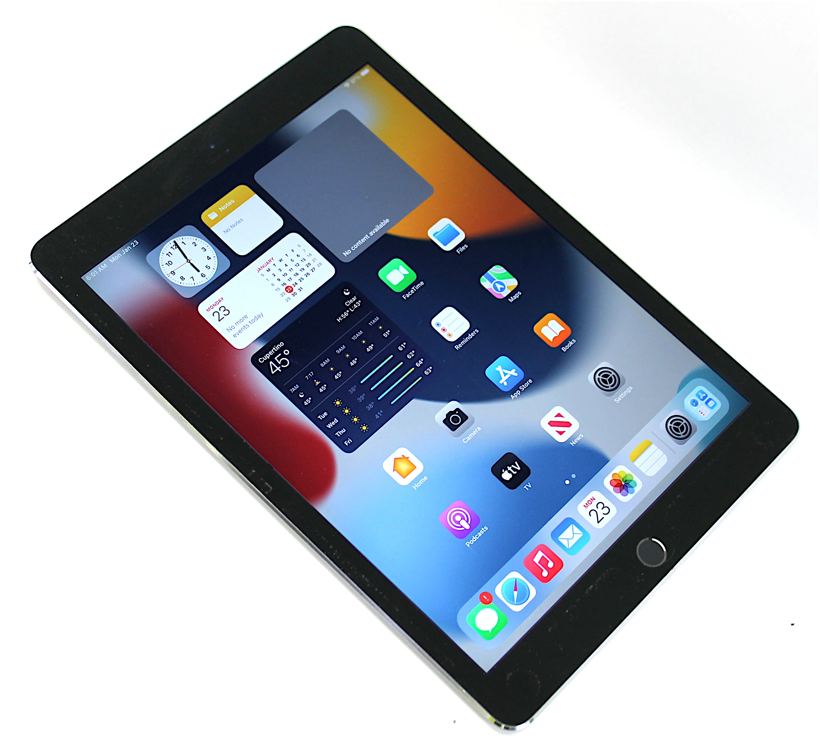 Apple iPad Air 2 Tablet, 16GB, Wi-Fi, Space Grey, A1566 - Image 3
