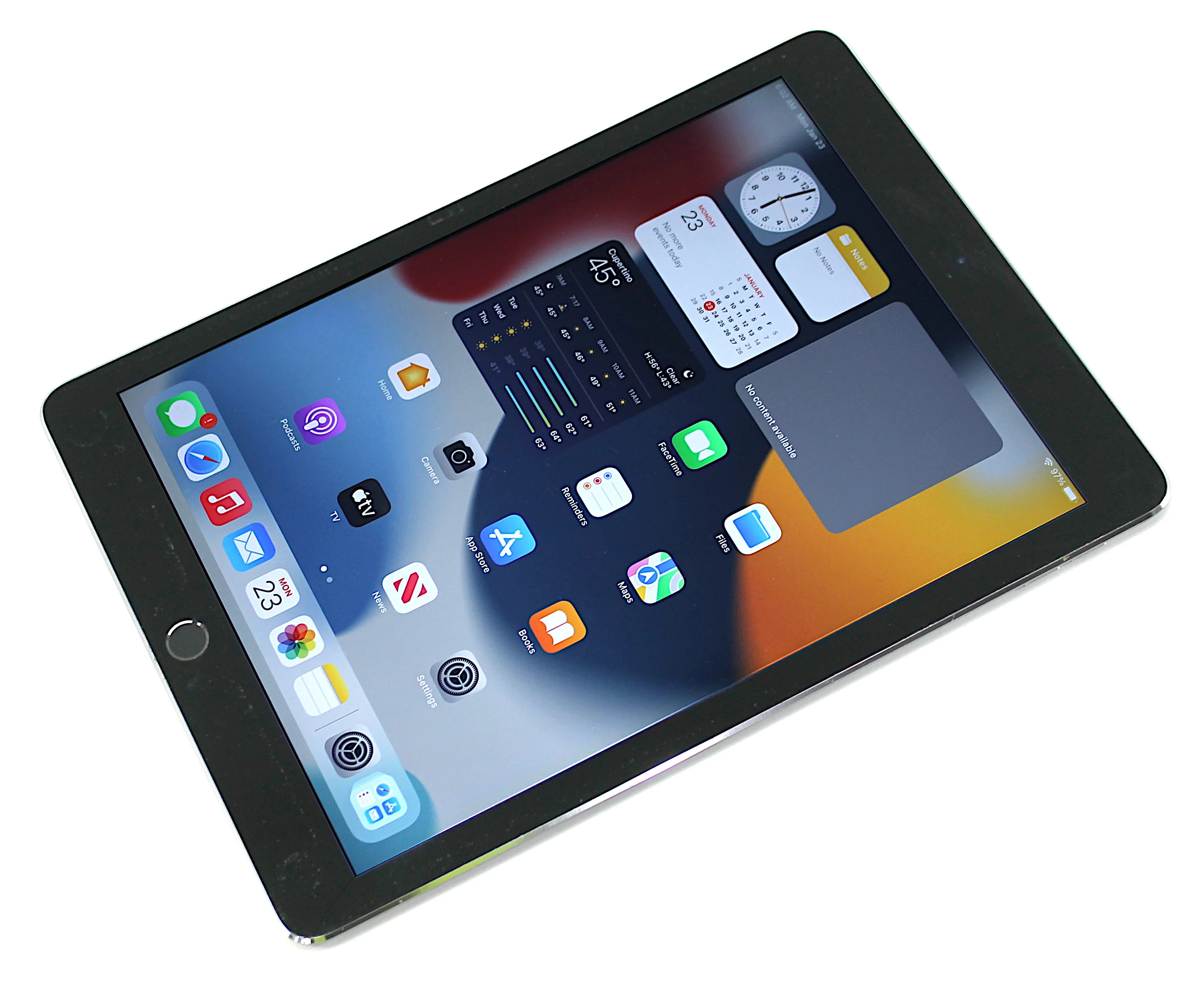 Apple iPad Air 2 Tablet, 16GB, Wi-Fi, Space Grey, A1566 - Image 5