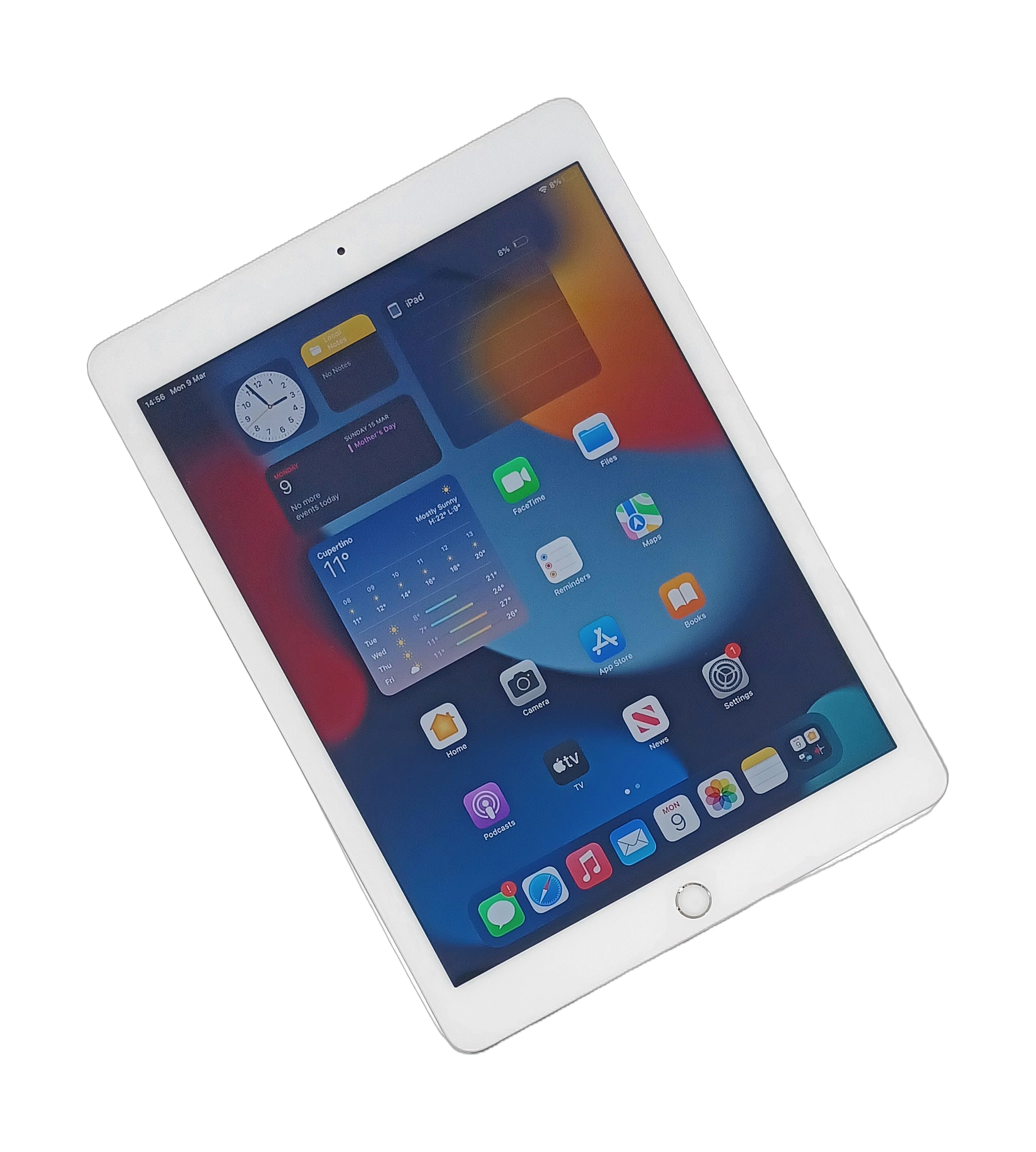 Apple iPad Air 2 Tablet, 64GB, WiFi, Silver, A1566 - Image 3
