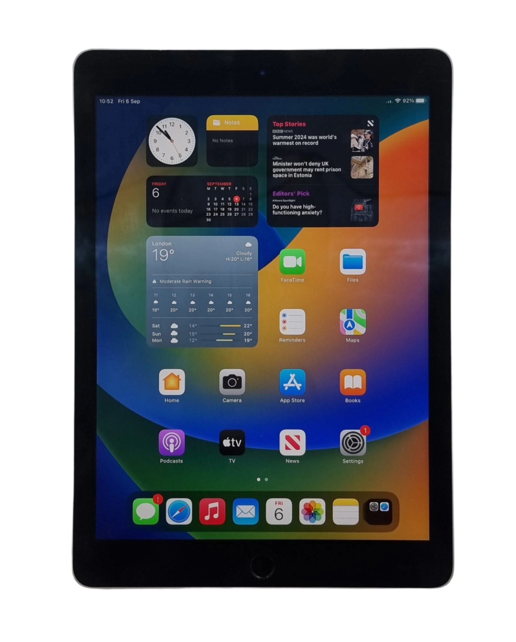 Apple iPad Pro 9.7" Tablet, 32 GB, WiFi + Cellular, Unlocked, Space grey, A1674
