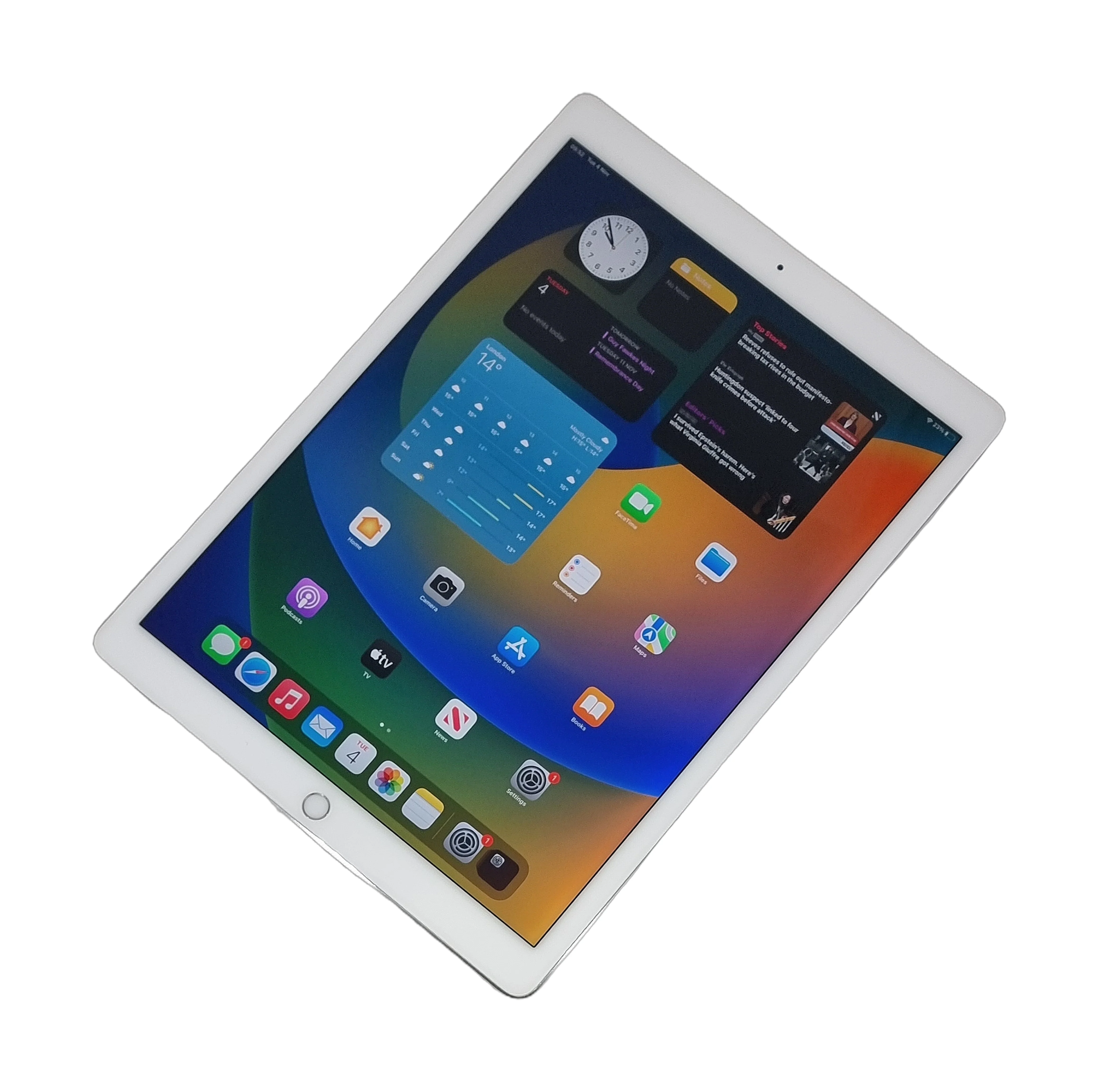 Apple iPad Pro Tablet, 128GB, Wifi + Cellular-Vodafone, Silver, A1652 - Image 5
