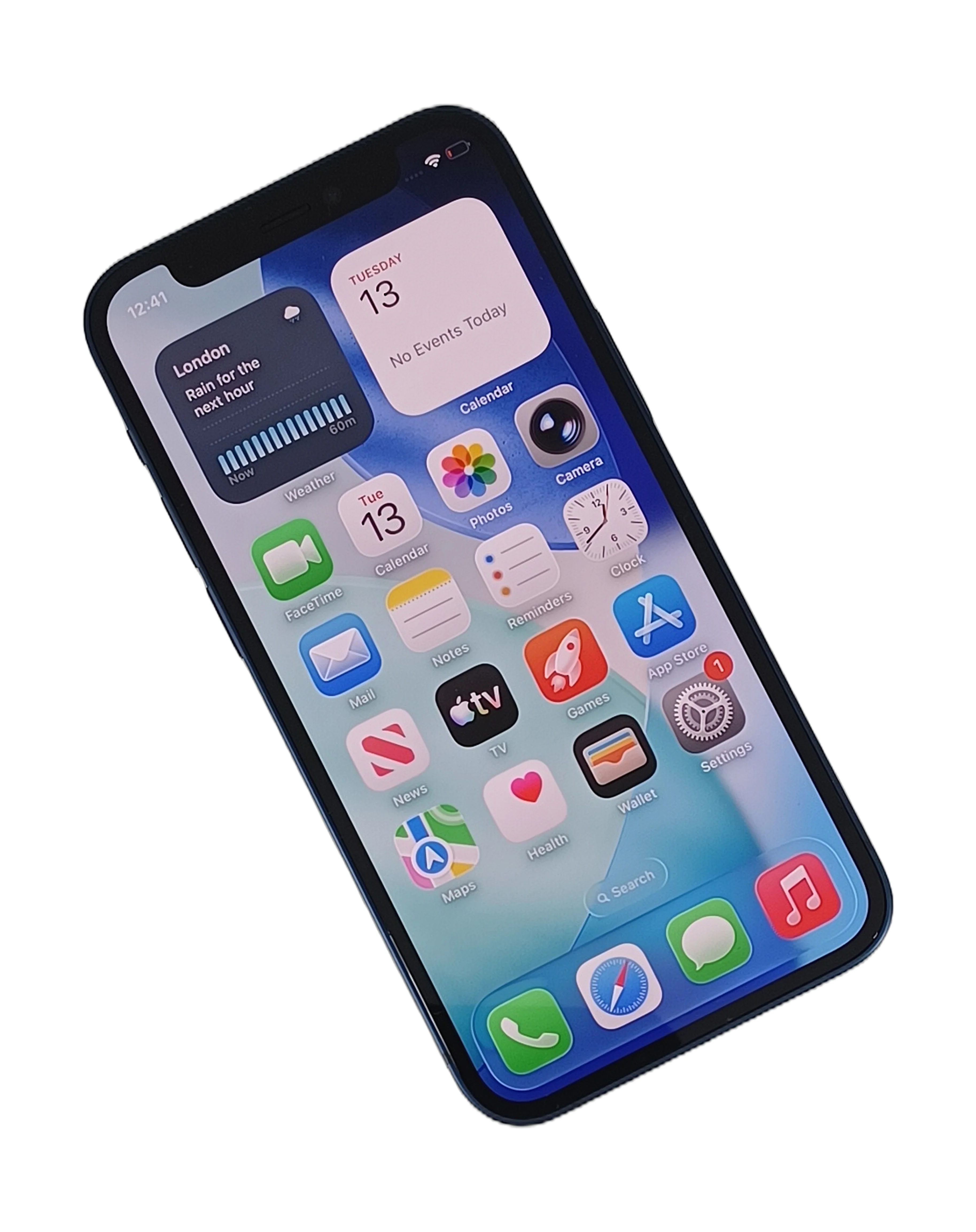 Apple iPhone 12 Mini Smartphone, 64GB, Blue, Network Unlocked, A2399 - Image 3