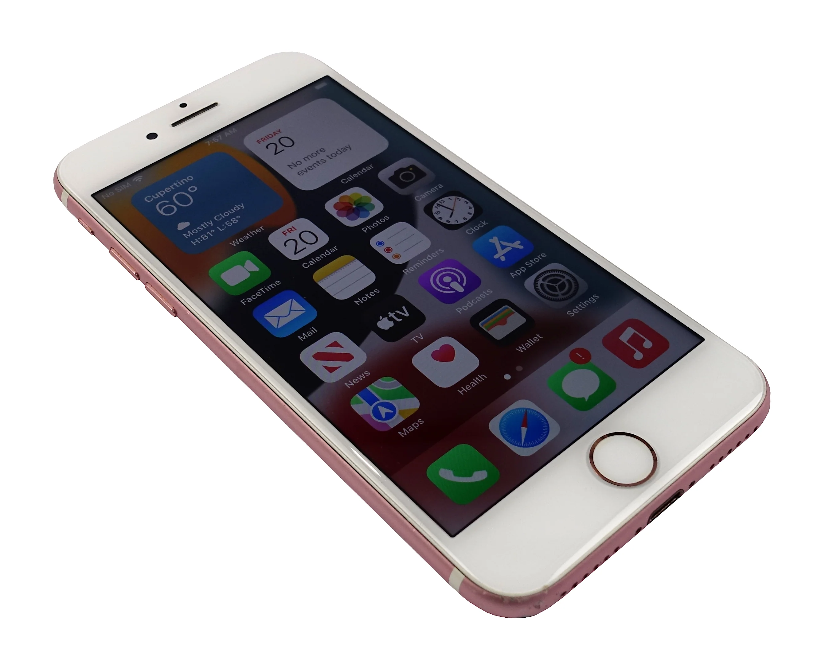 Apple iPhone 7 Smartphone, 128GB, Network Unlocked, Rose Gold, A1778 - Image 4