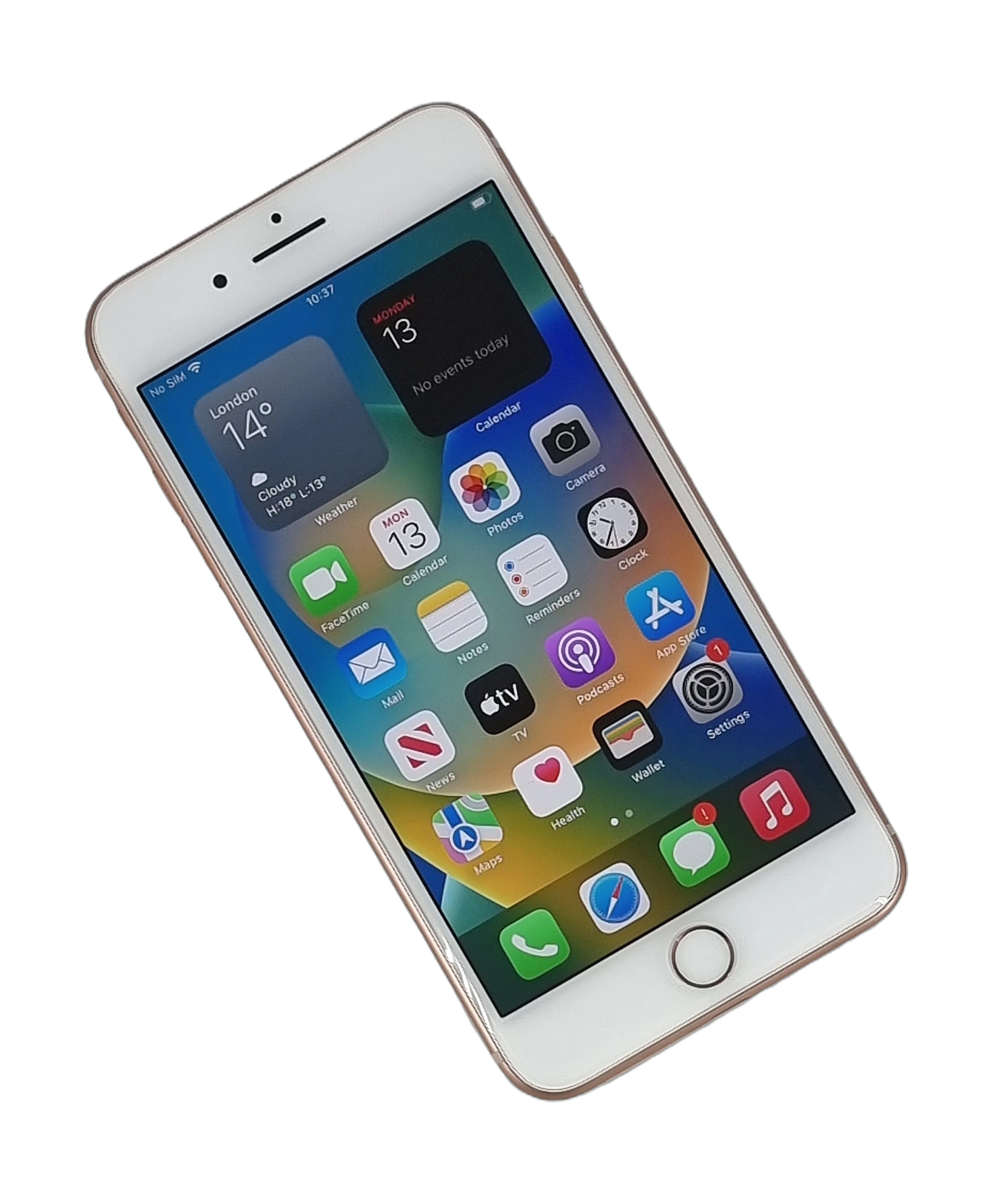 Apple iPhone 8 Plus Smartphone, 128GB, Network Unlocked, Rose Gold, A1897 - Image 3