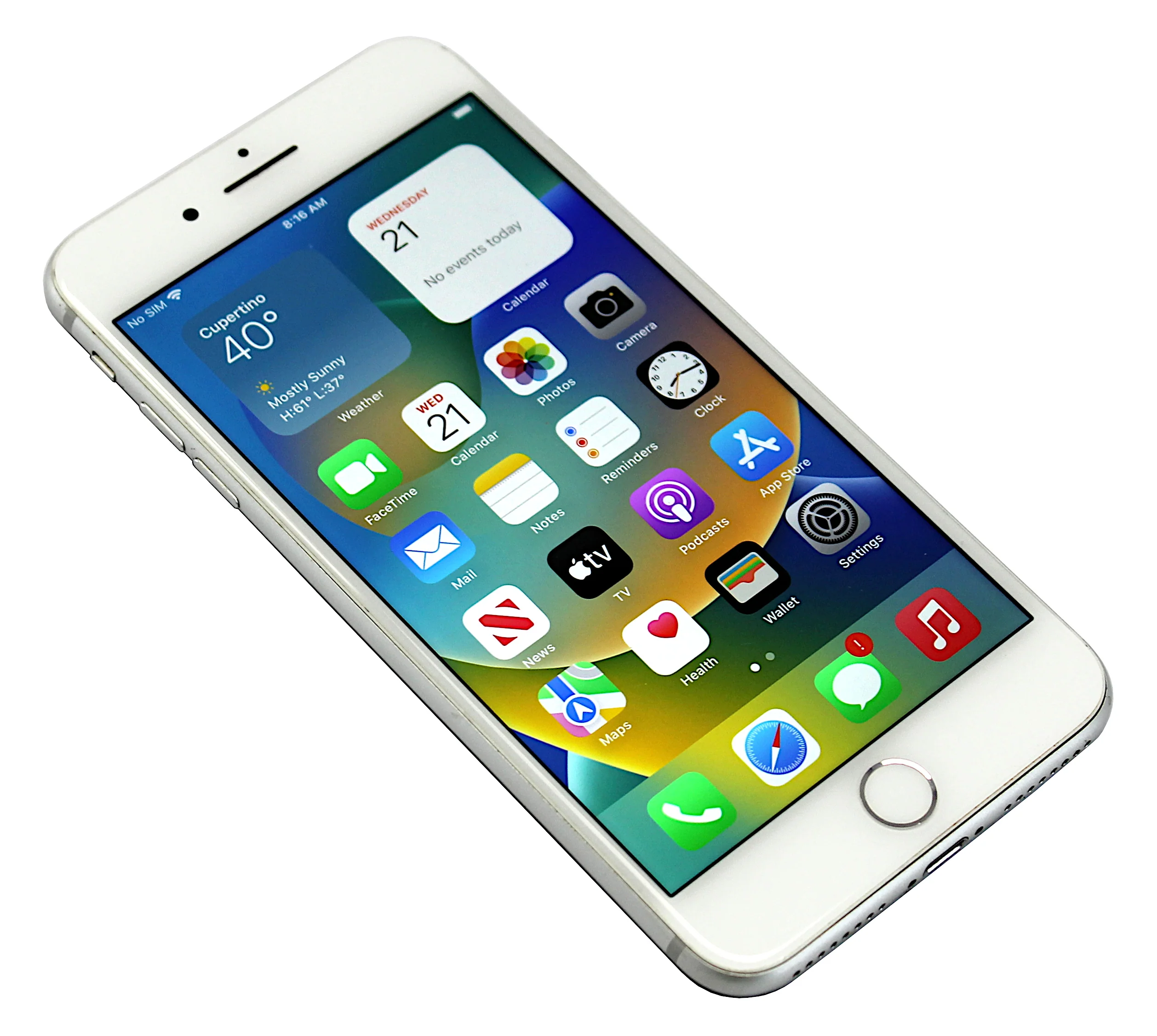 Apple iPhone 8 Plus Smartphone, 64GB, Network Unlocked, Silver, A1897 - Image 3
