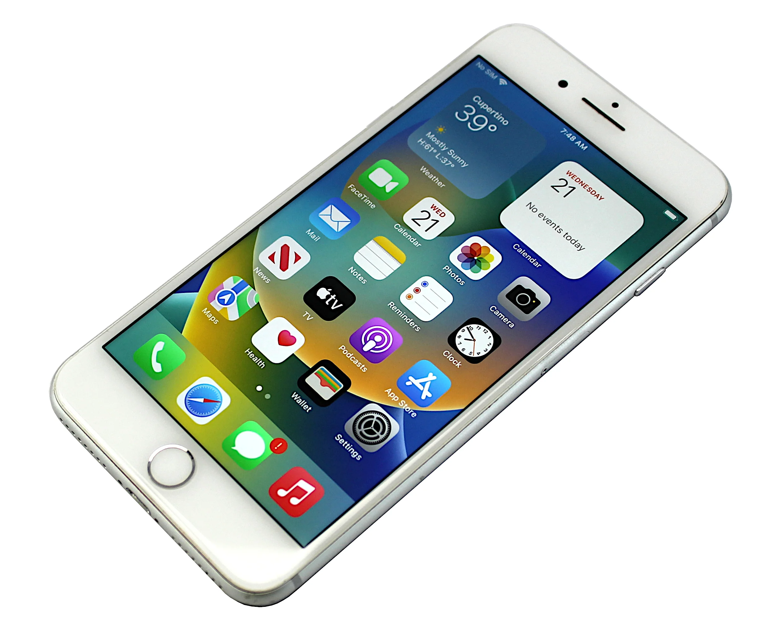 Apple iPhone 8 Plus Smartphone, 64GB, Network Unlocked, Silver, A1897 - Image 5