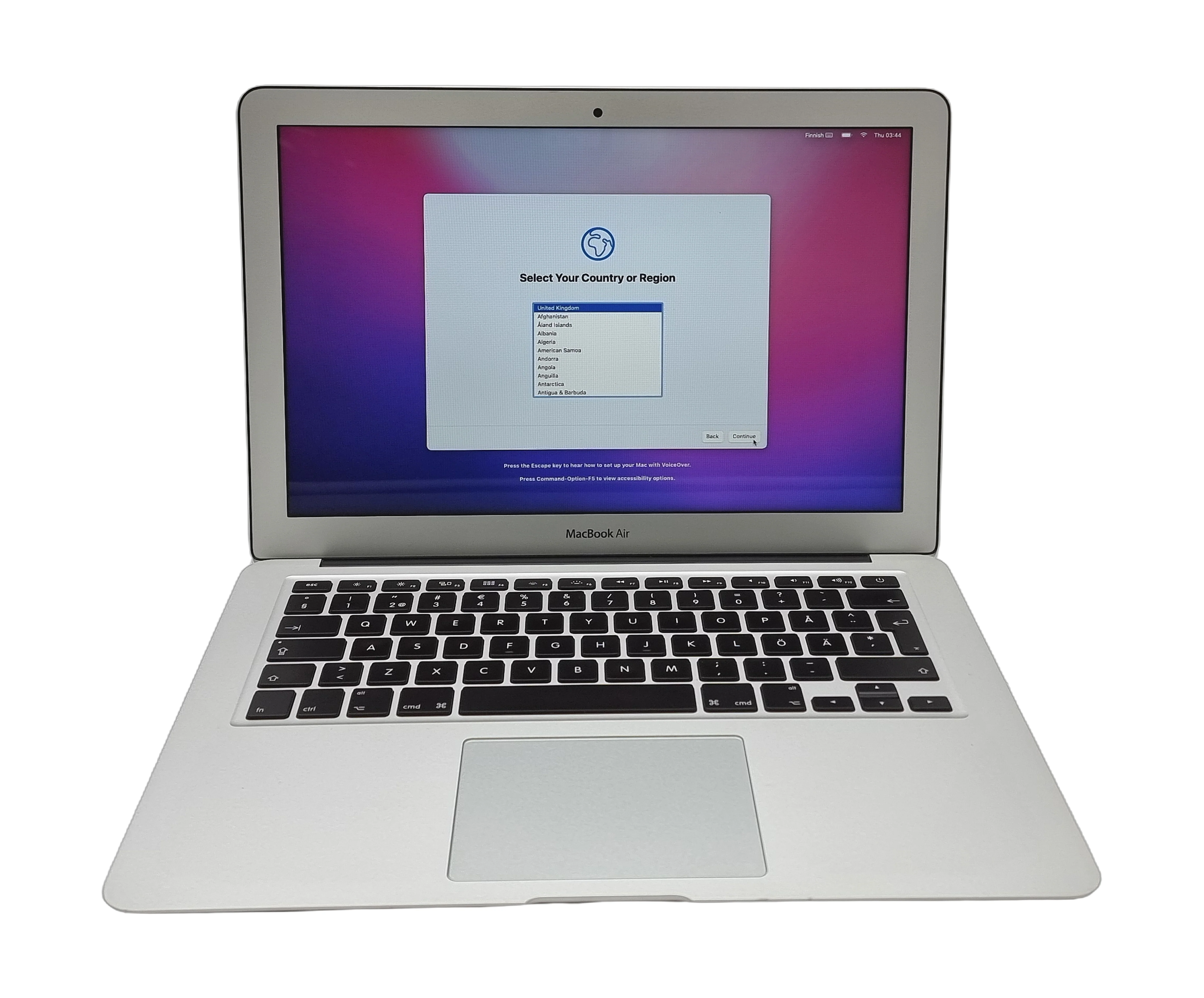 Apple MacBook Air 2015 Laptop 13", i5 5th Gen 8GB RAM 128GB SSD, Swedish/Finnish - Image 2