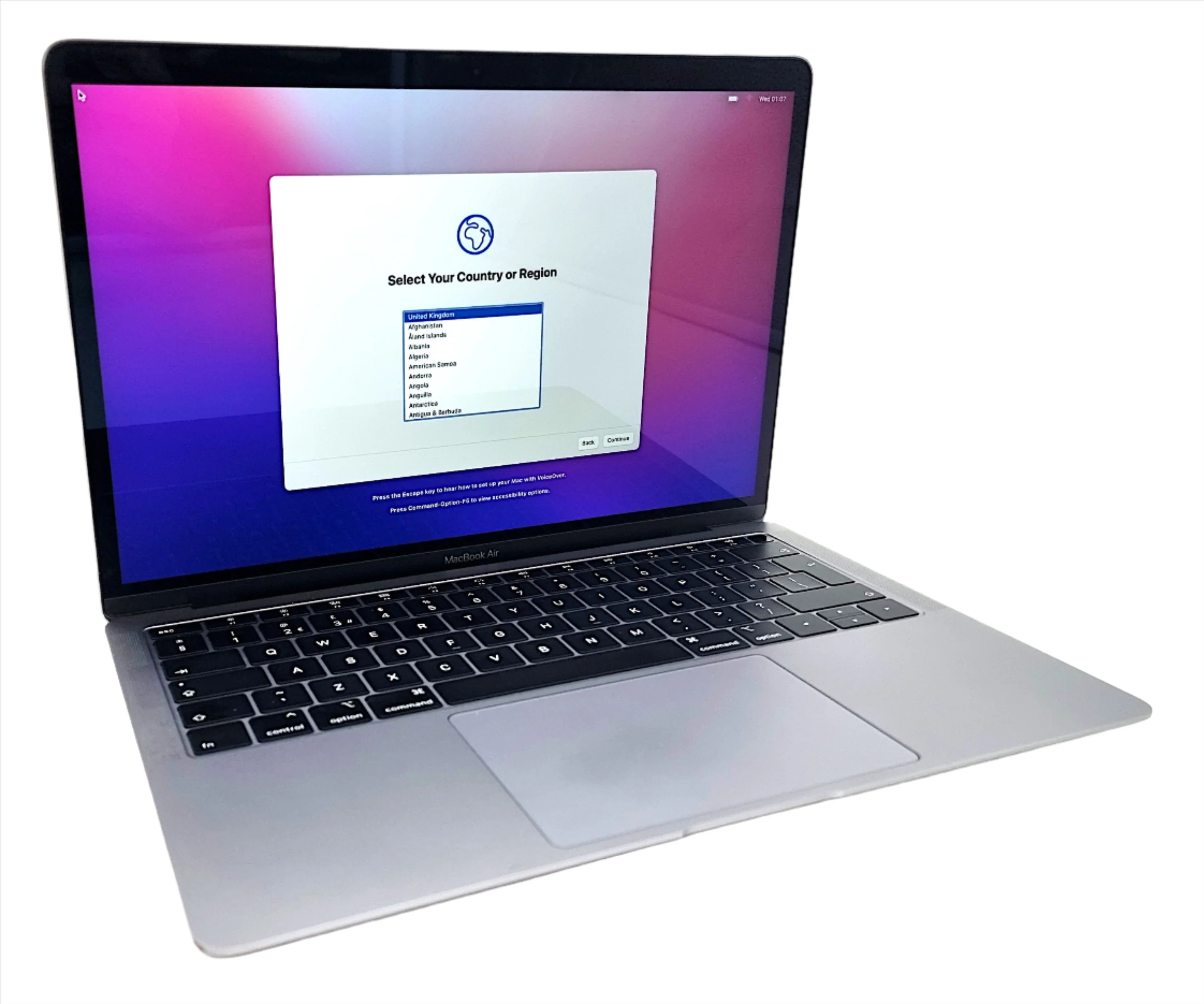 Apple MacBook Air 2020 Laptop, 13" Core i3 10th Gen, 8GB RAM, 256GB SSD, Monterey