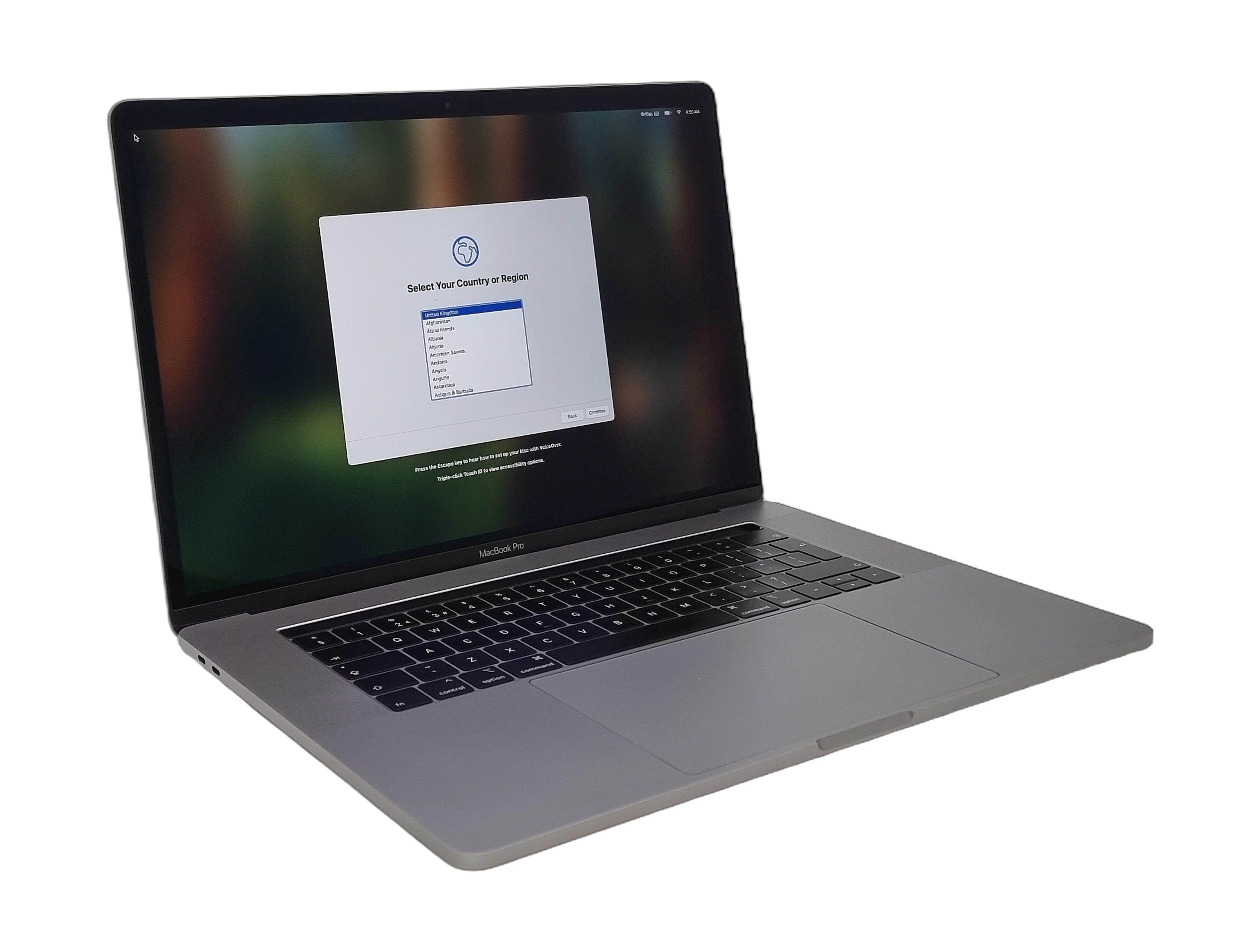 Apple MacBook Pro 2019 Laptop, 15" Core i7 9th Gen, 16GB RAM, 256GB SSD, Sequoia