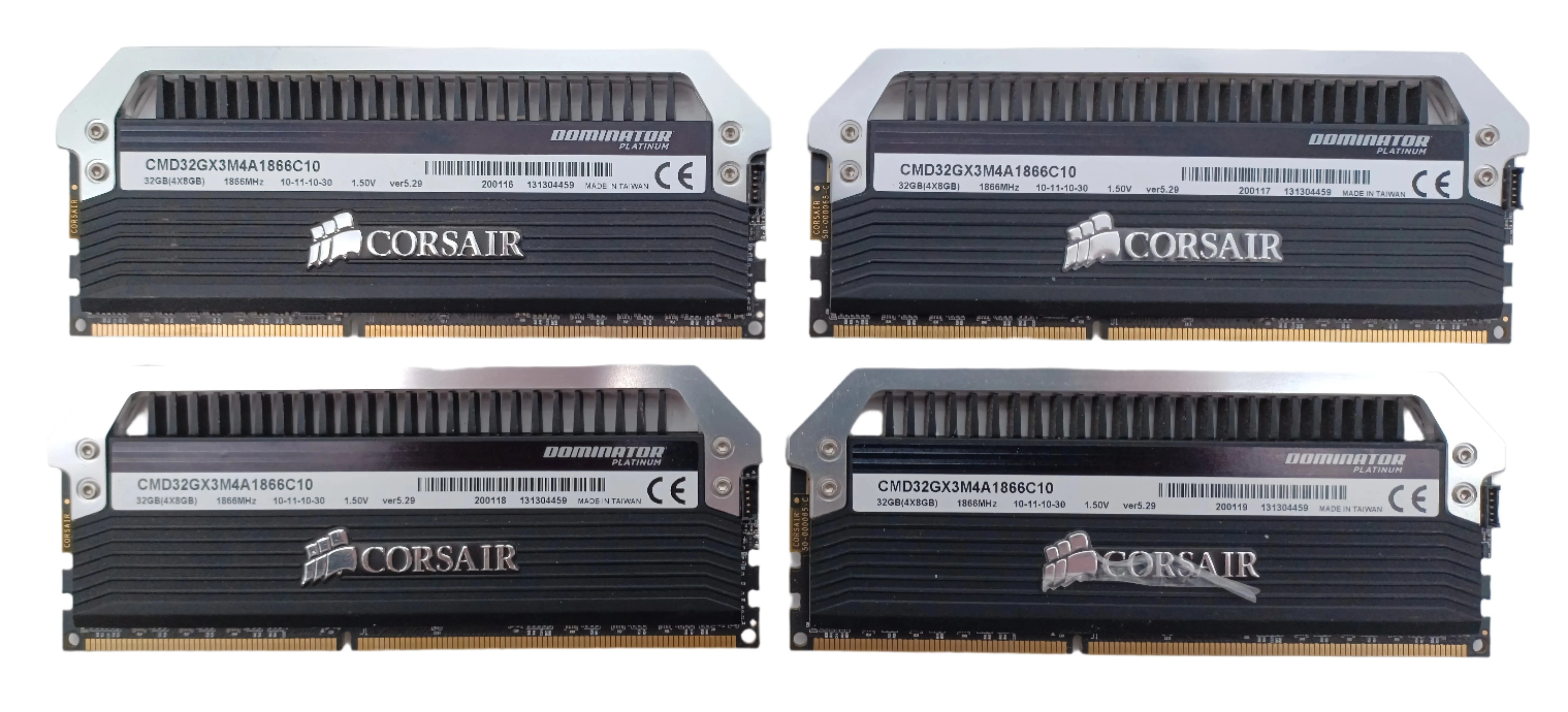 Corsair Dominator Platinum DDR3 32GB (4x8GB) 1866MHz RAM CMD32GX3M4A1866C10