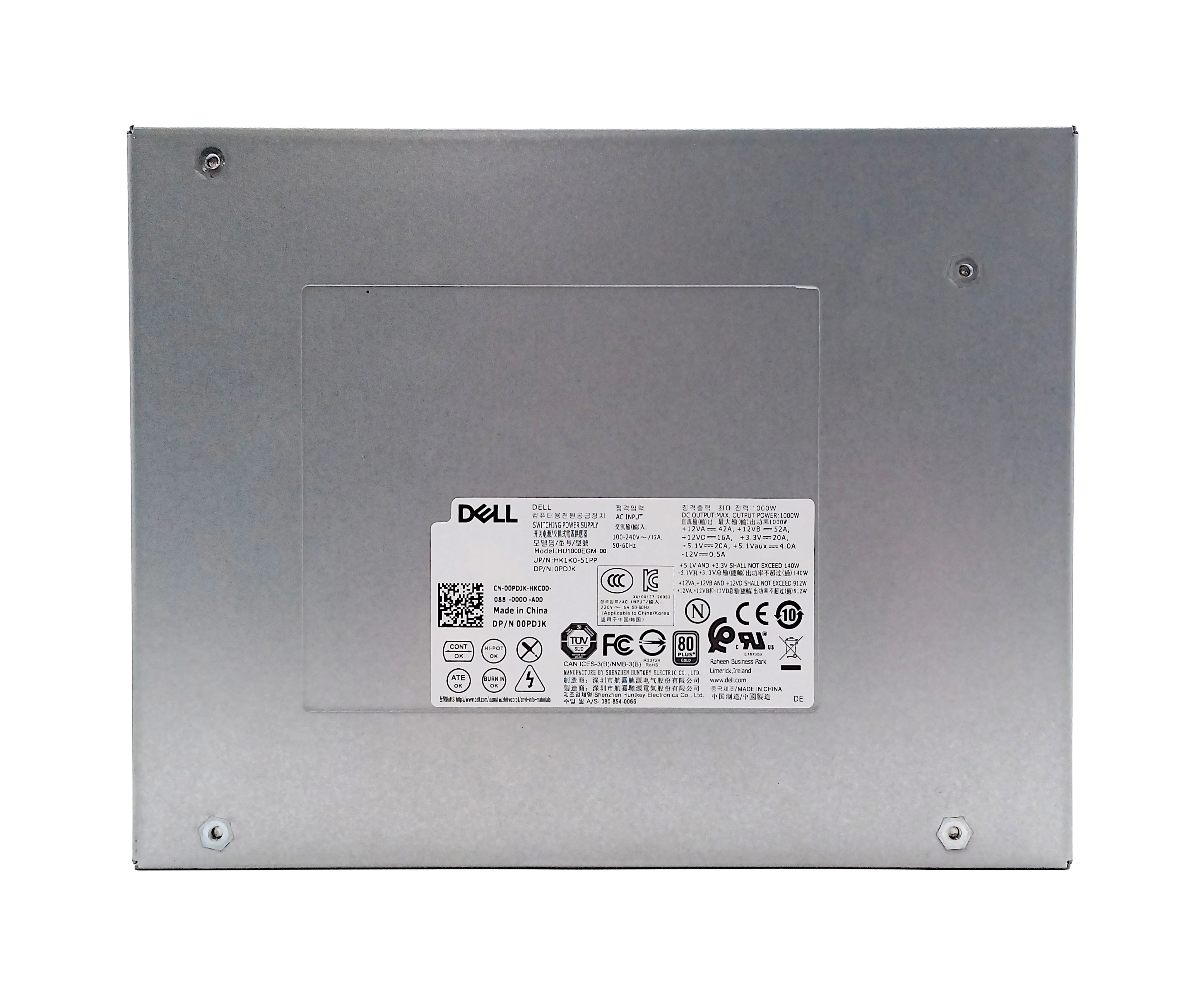 Dell 1000W HU1000EGM-00, Fully Modular, Power Supply Unit, PSU, 0PDJK, 0WTGN - Image 6