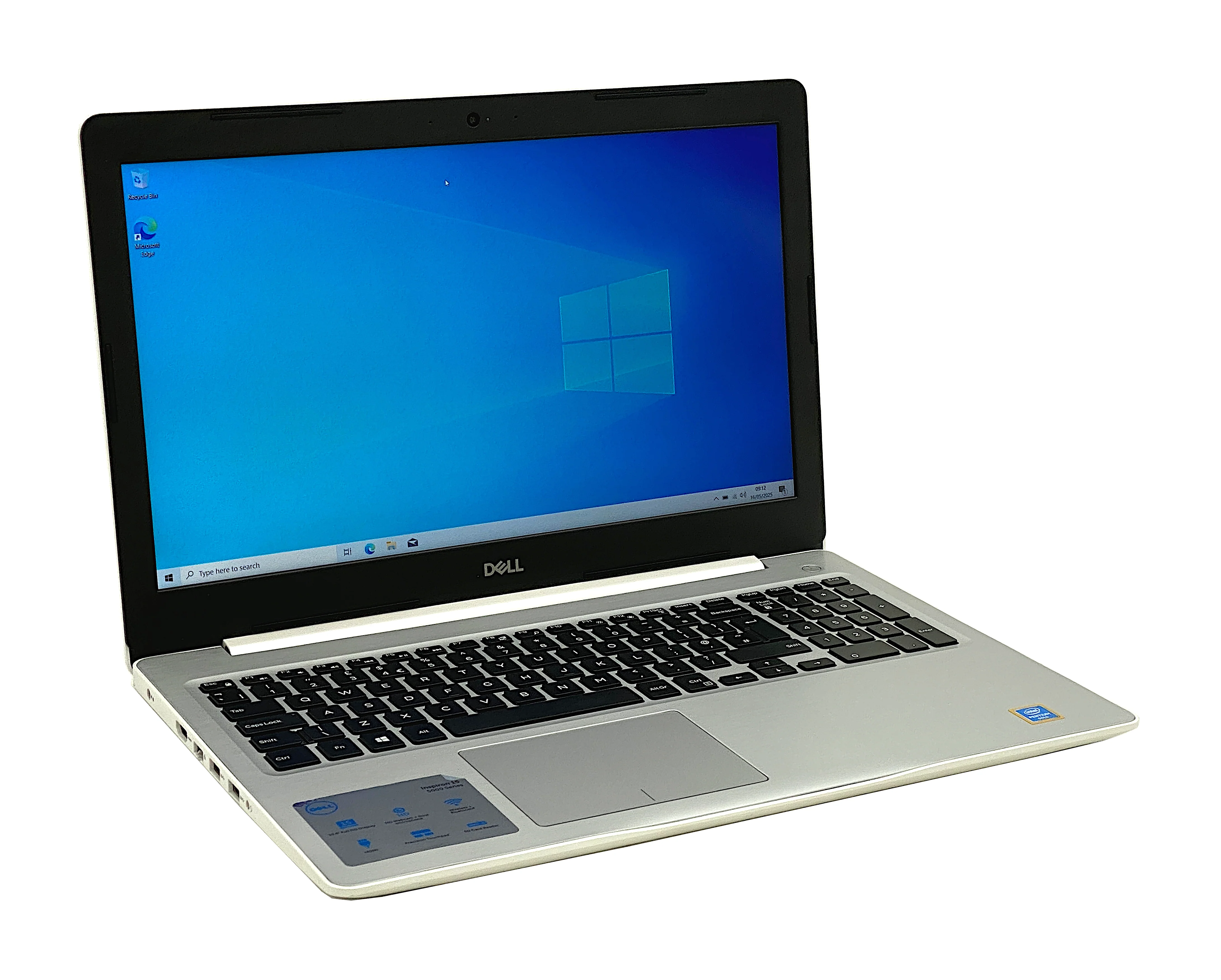 Dell Inspiron 5570 Laptop, 15.5" Pentium Gold, 8GB RAM, 256GB SSD, Windows 10