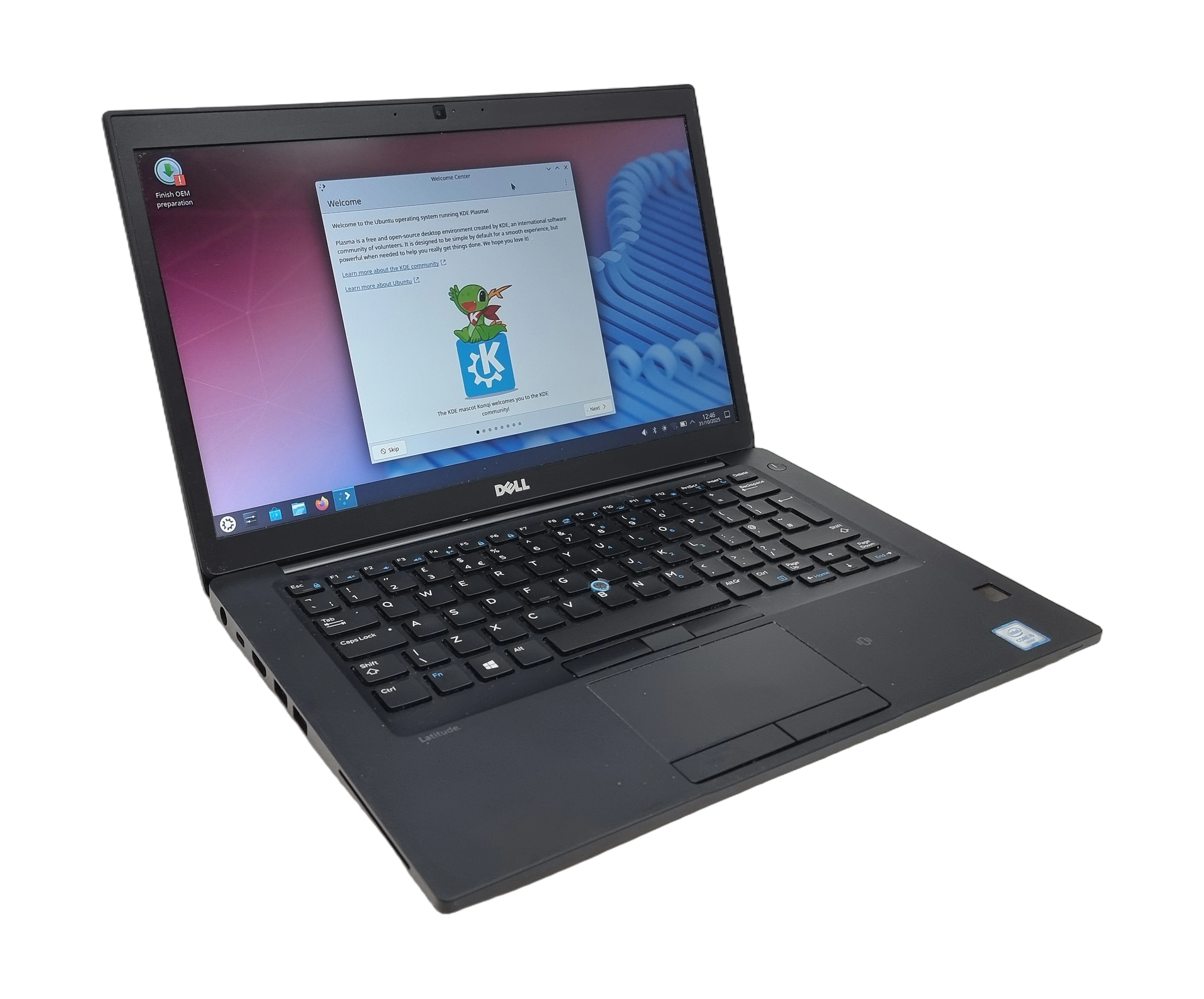 Dell Latitude 7480 Laptop, Core i5 6th Gen, 8GB RAM, 128GB SSD, Kubuntu Linux