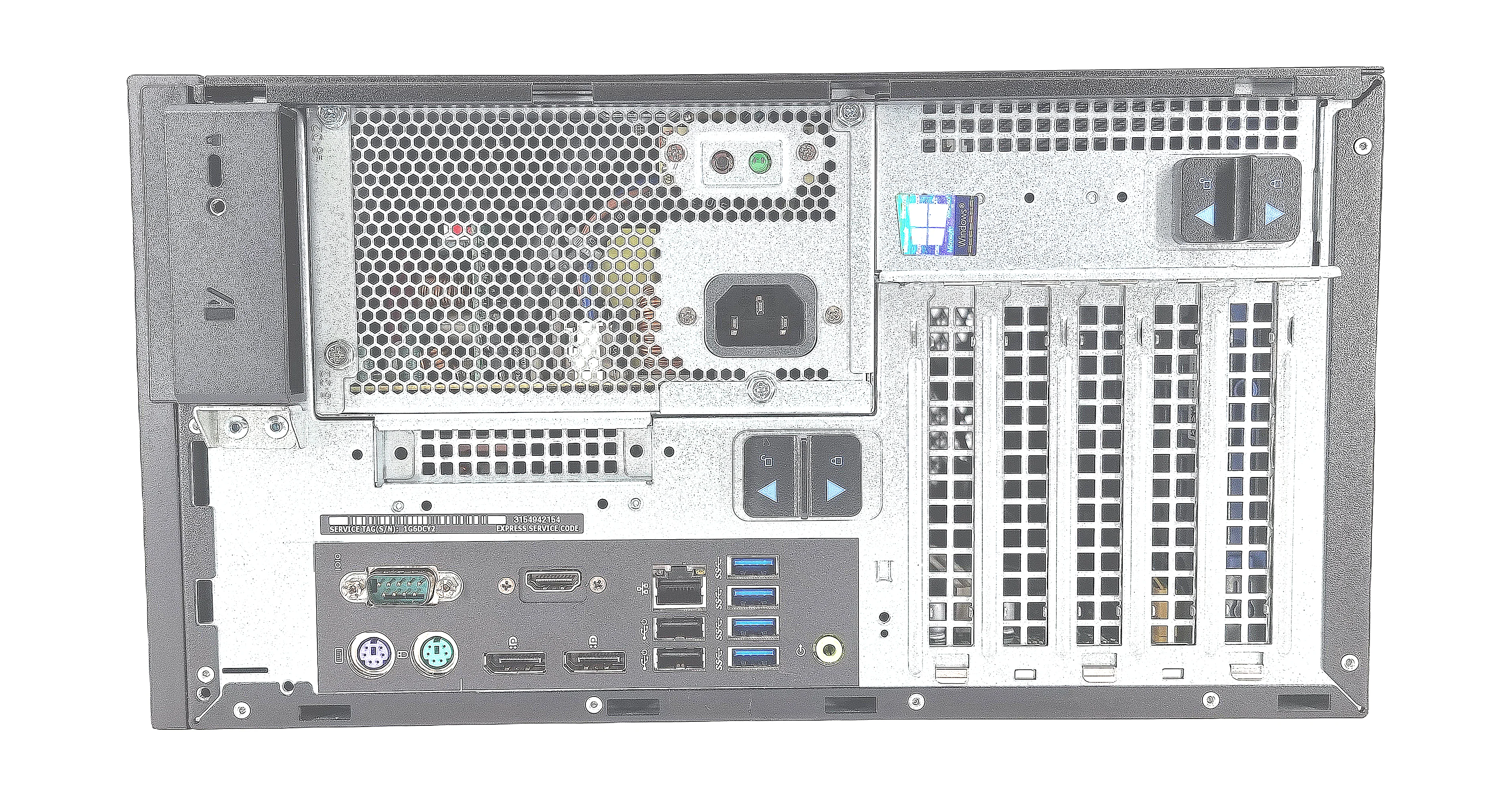 Dell Precision 3630 Tower PC, Core i7 8th Gen, 8GB RAM, 256GB SSD, Win 11 - Image 6