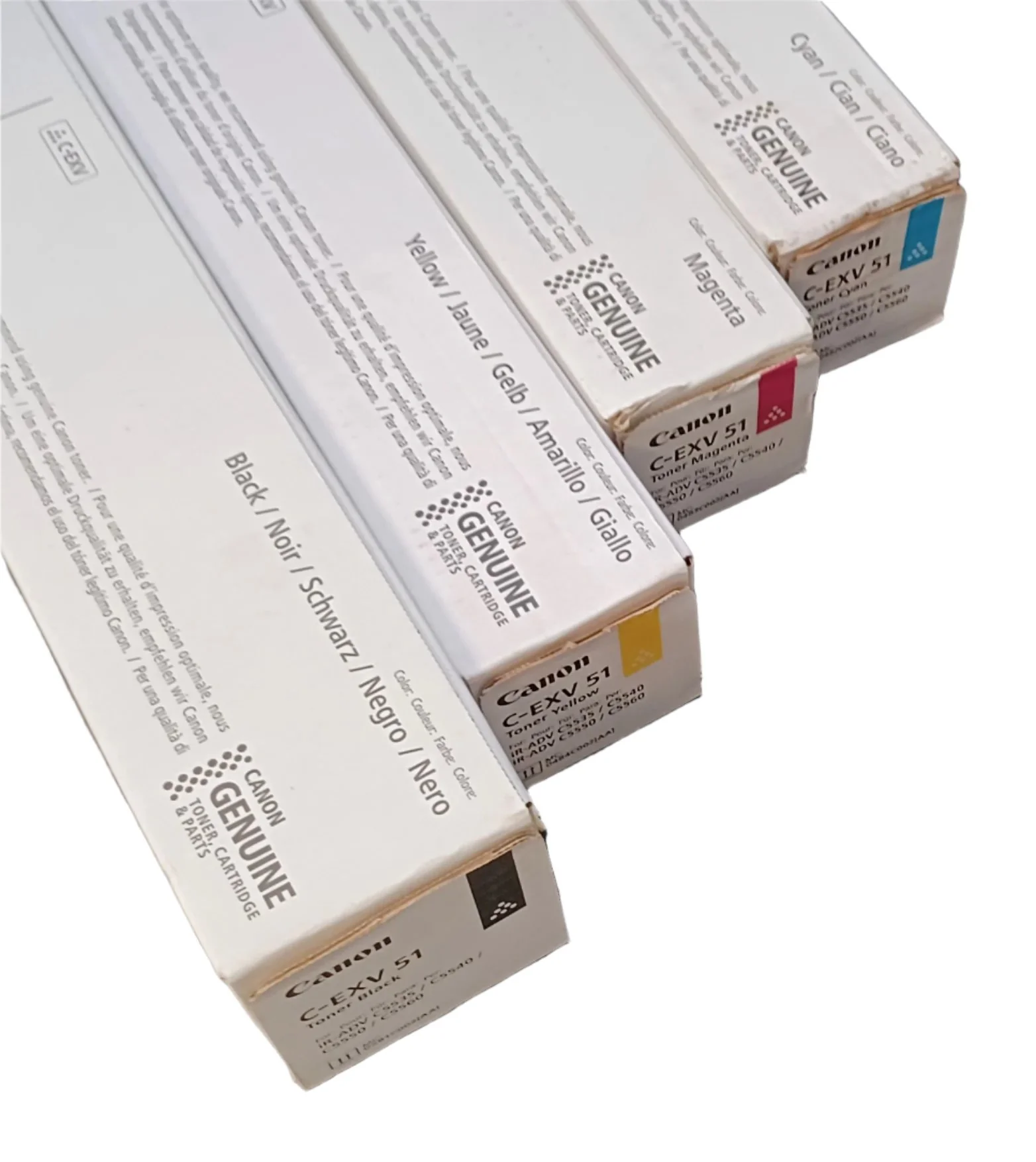 Geniune sealed Canon C-EXV 51 CMYK Toner Set f/ imageRUNNER ADVANCE - Image 6