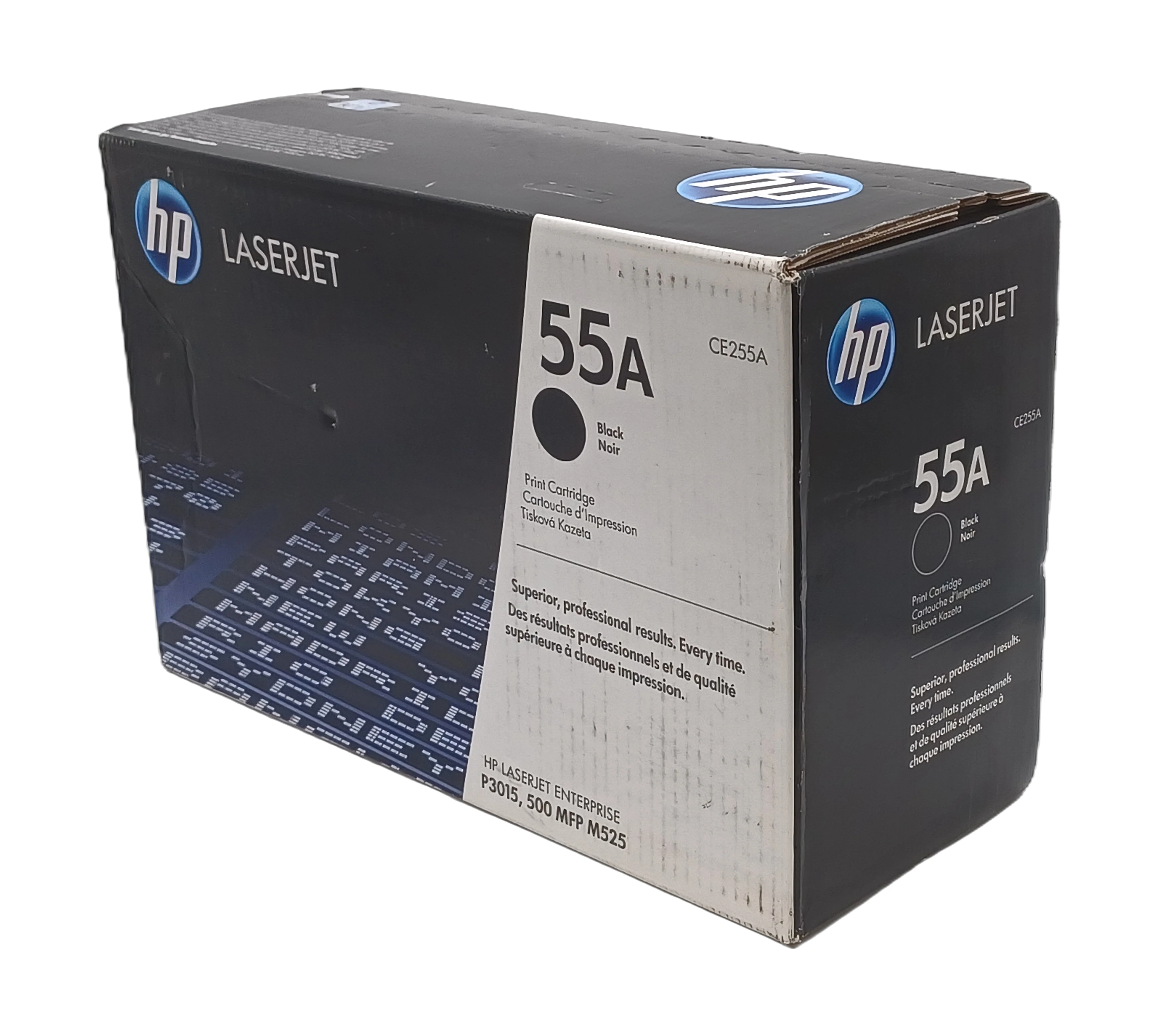 Genuine HP CE255A Black Toner Cartridge 55A, Departures Livery - Image 2