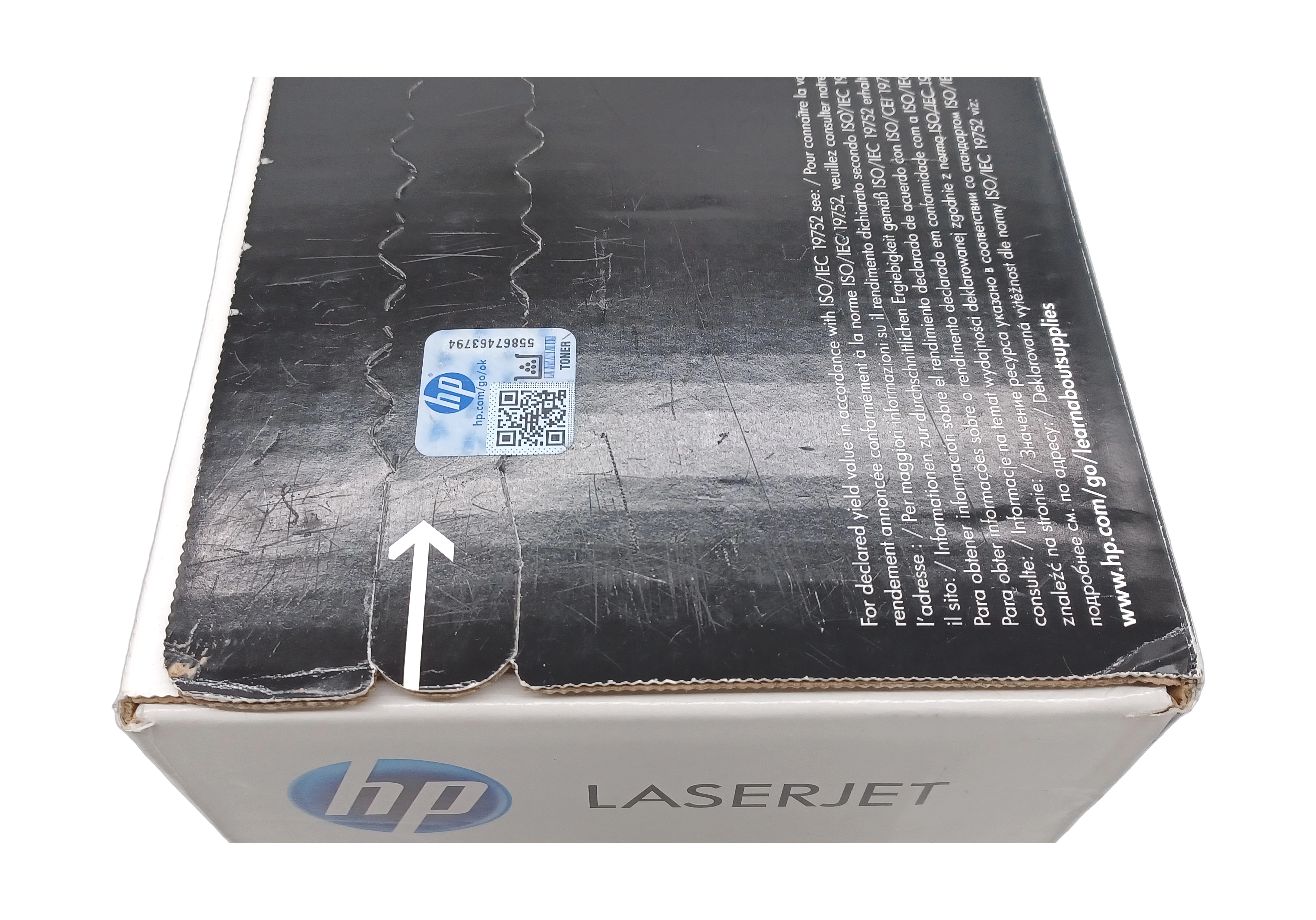 Genuine HP CE255A Black Toner Cartridge 55A, Departures Livery - Image 4