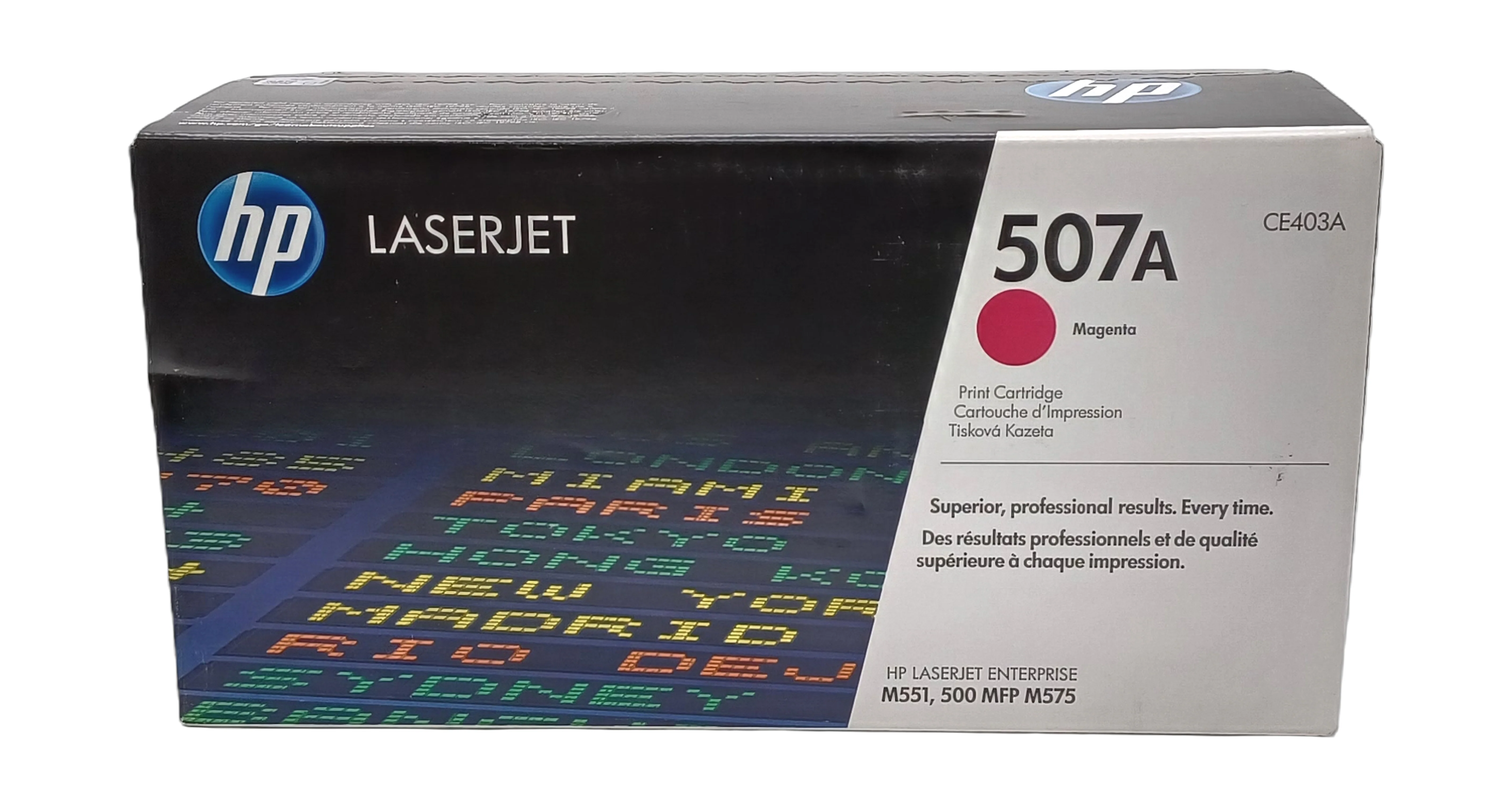 Genuine HP CE403A Magenta Laser Toner Cartidge 507A, Departures Livery - Image 2