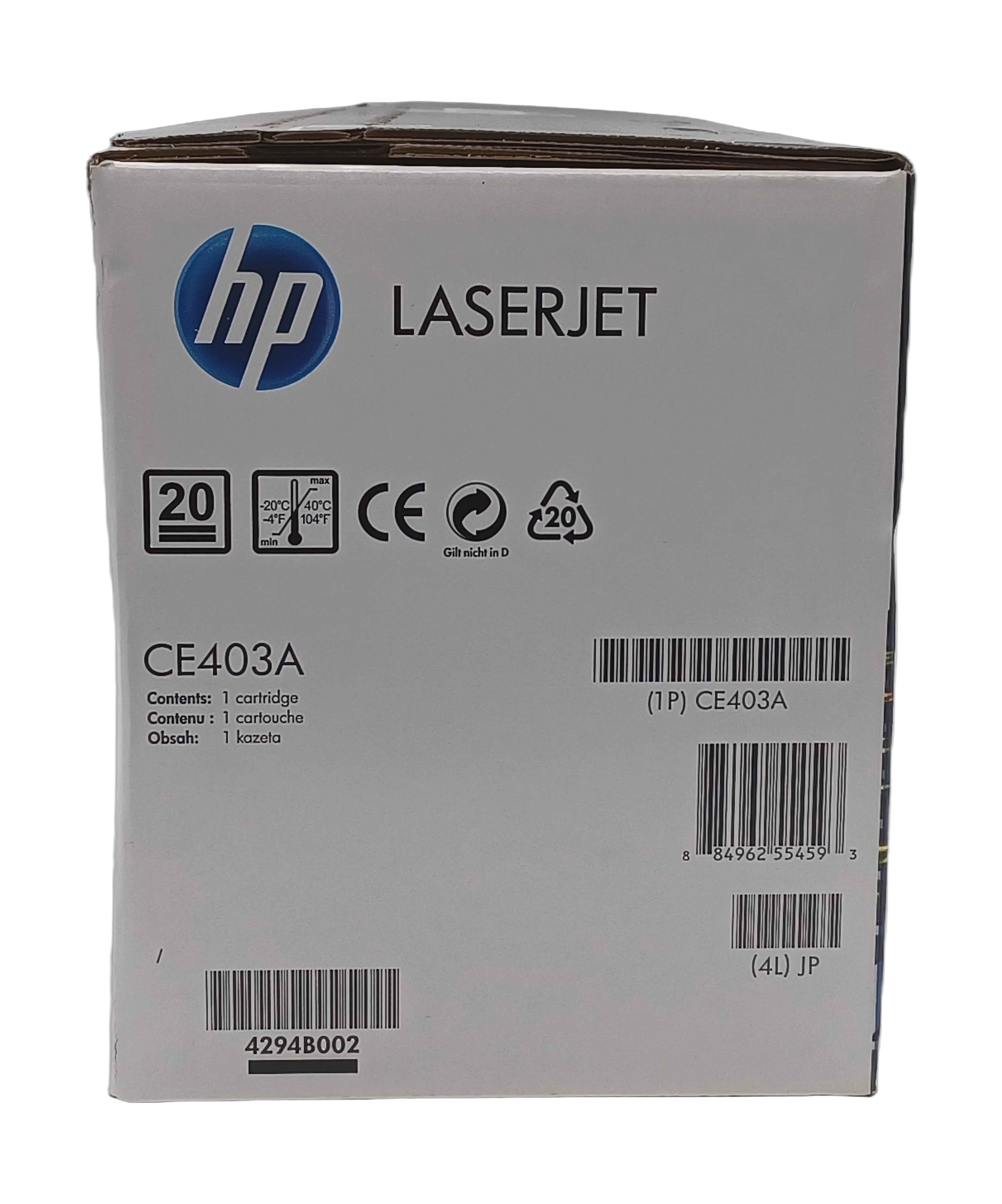 Genuine HP CE403A Magenta Laser Toner Cartidge 507A, Departures Livery - Image 3
