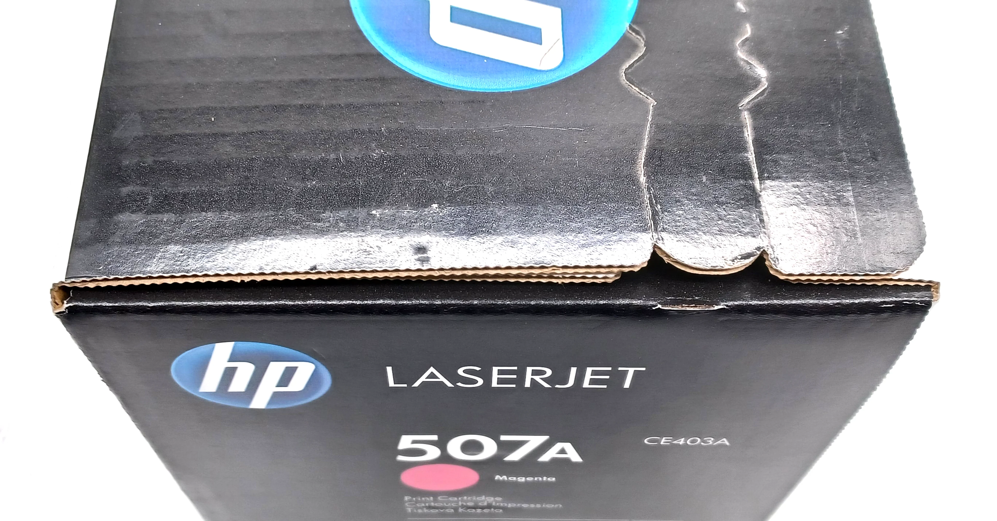 Genuine HP CE403A Magenta Laser Toner Cartidge 507A, Departures Livery - Image 5