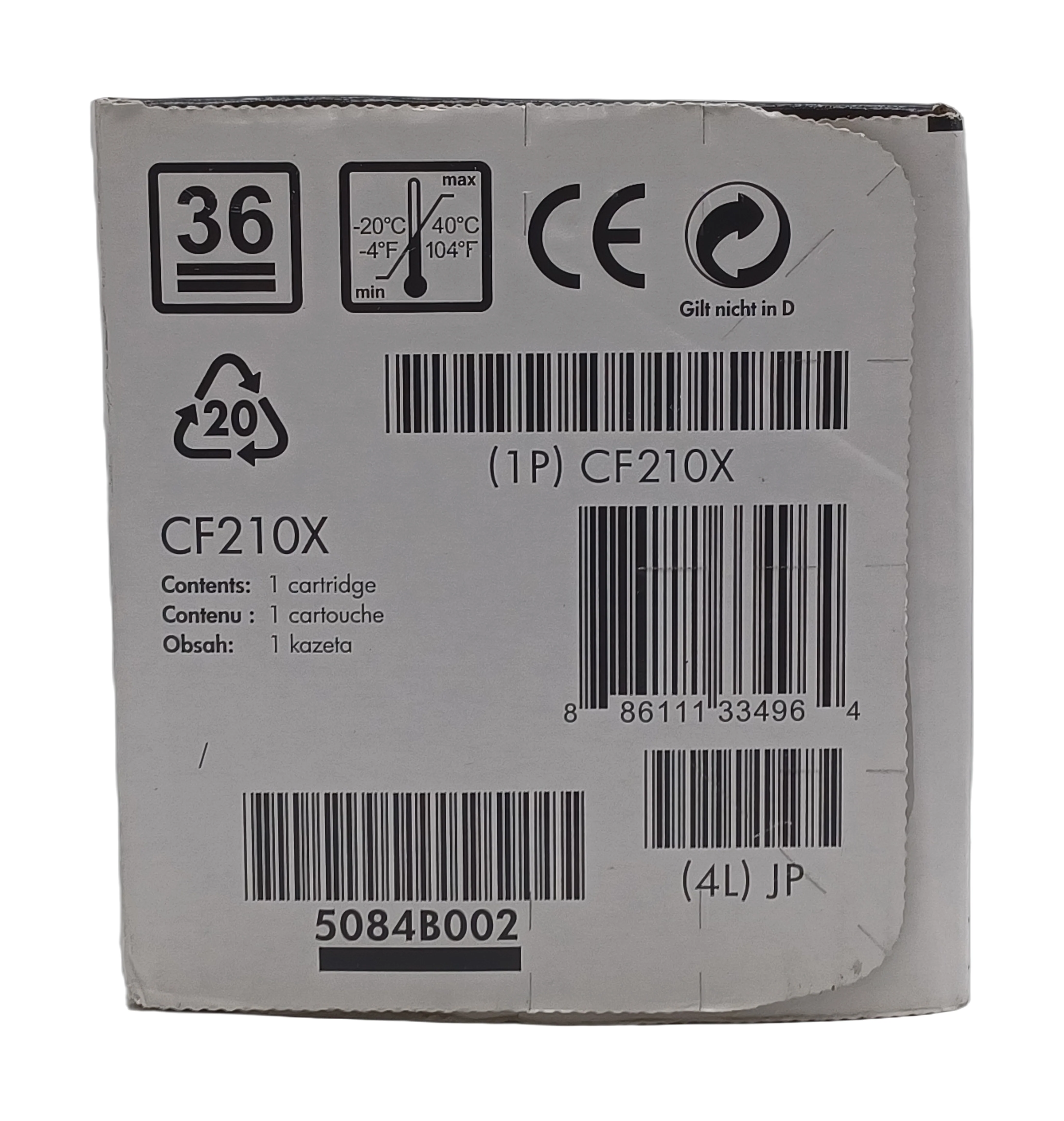 Genuine HP CF210X High Volume Laser Toner Cartidge 131A, Departures Livery - Image 2