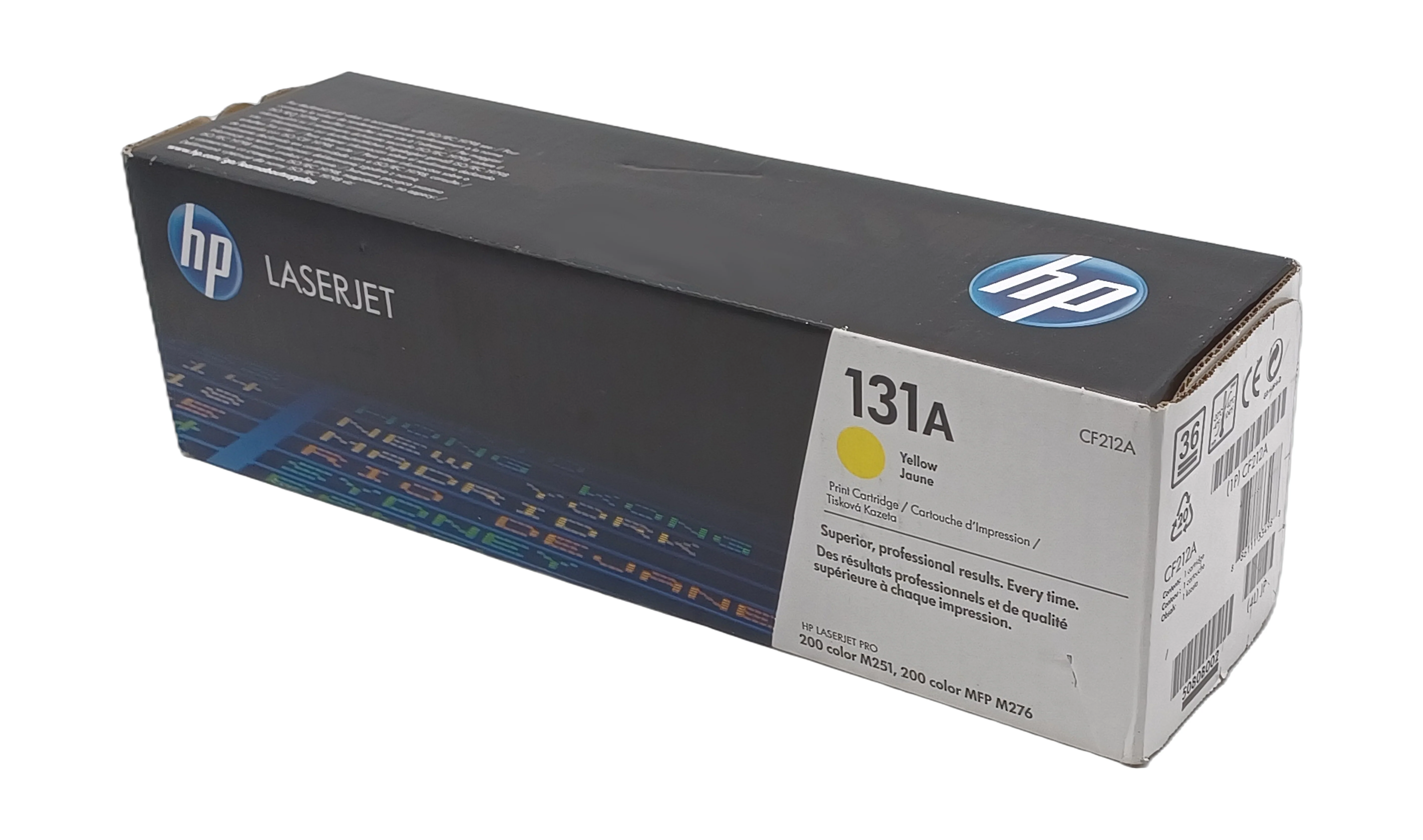 Genuine HP CF212A Yellow Laser Toner Cartidge 131A, Departures Livery
