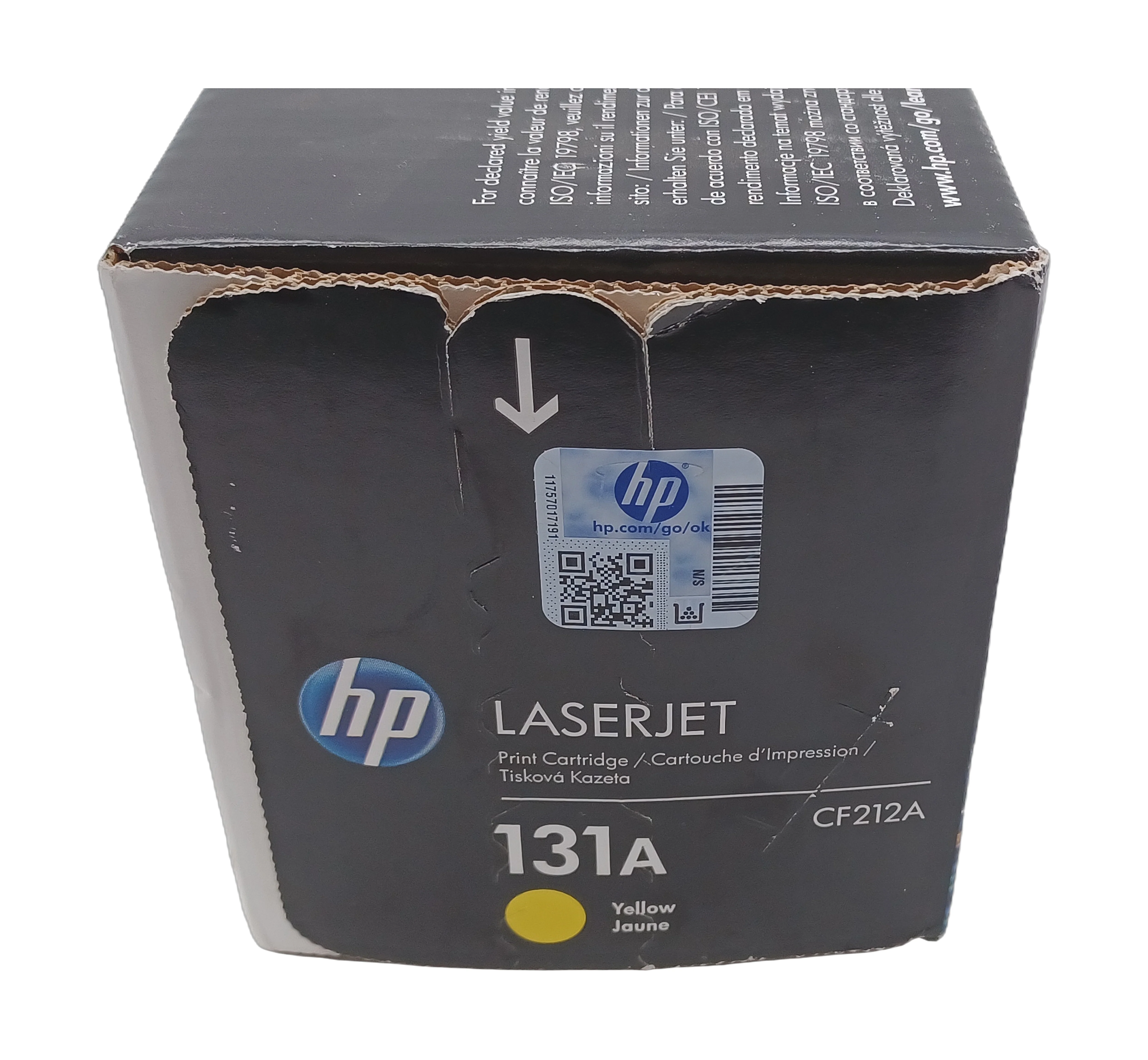 Genuine HP CF212A Yellow Laser Toner Cartidge 131A, Departures Livery - Image 4