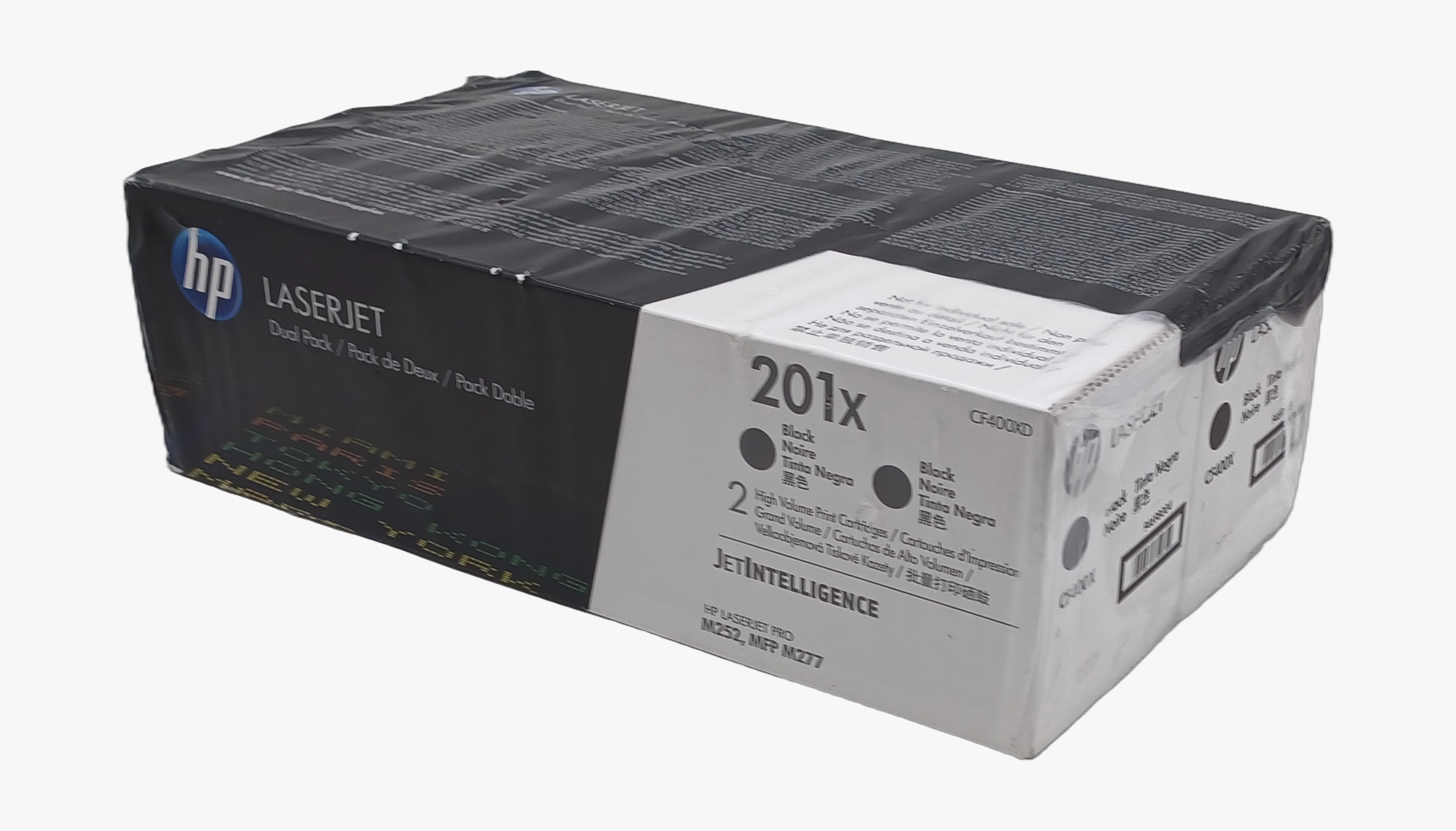 Genuine HP CF400XD 2-Pack High-Yield Black Toner Cartridge 201X, Departures