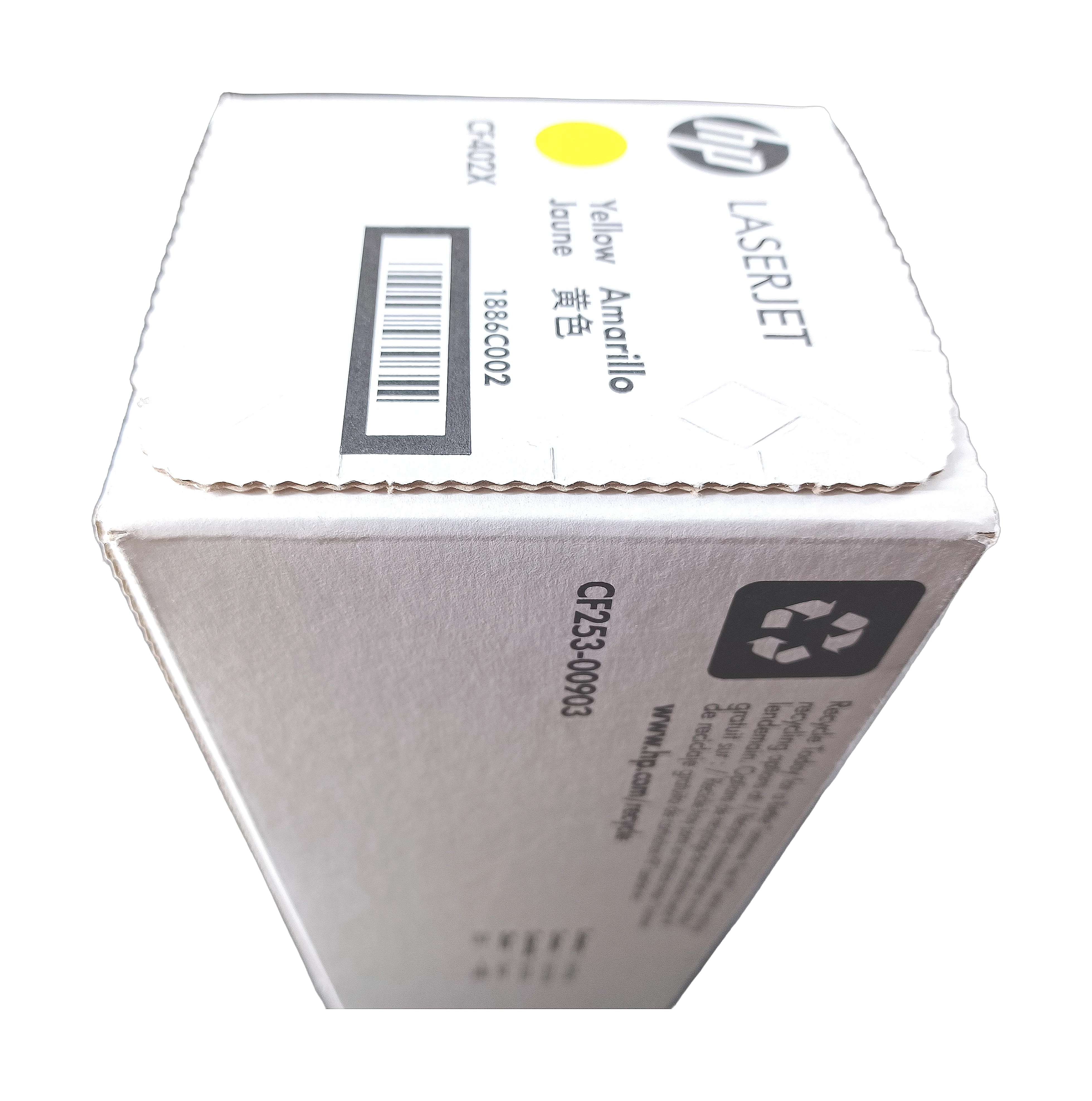 Genuine HP CF402X Yellow High-Yield Toner Cartridge 201X, Plain Box - Image 5