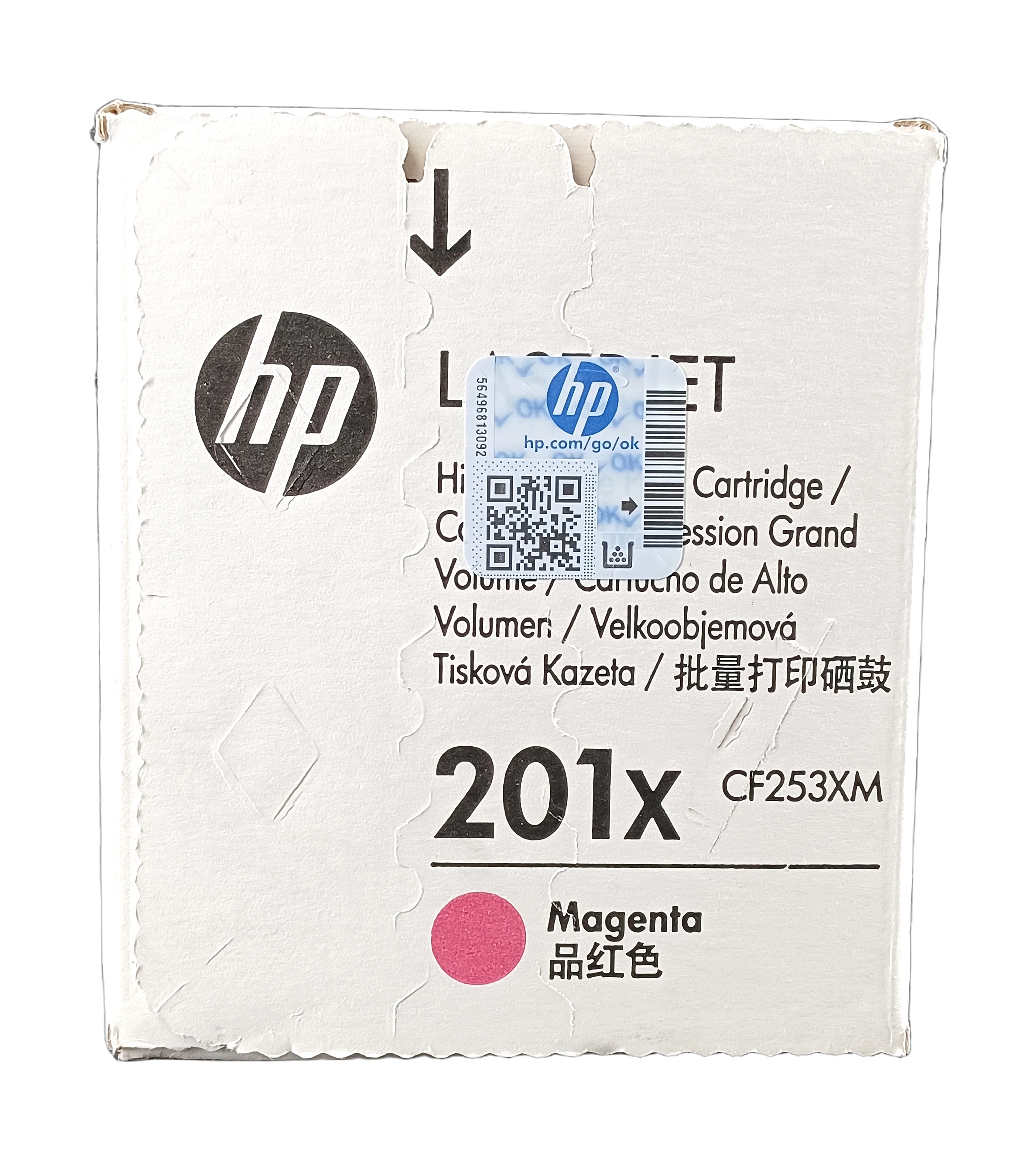 Genuine HP CF403X Magenta High-Yield Toner Cartridge 201X, Plain Box - Image 3