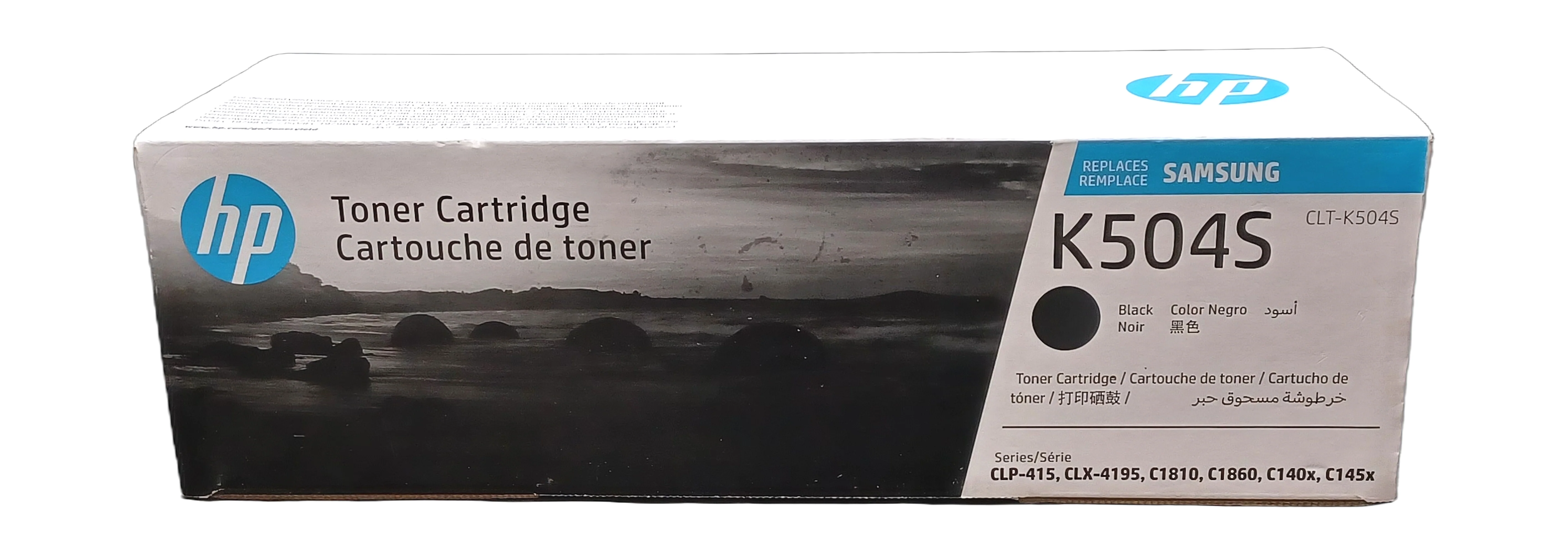 Genuine HP/Samsung CLT-K504S Black Laser Toner Cartridge K504S - Image 2