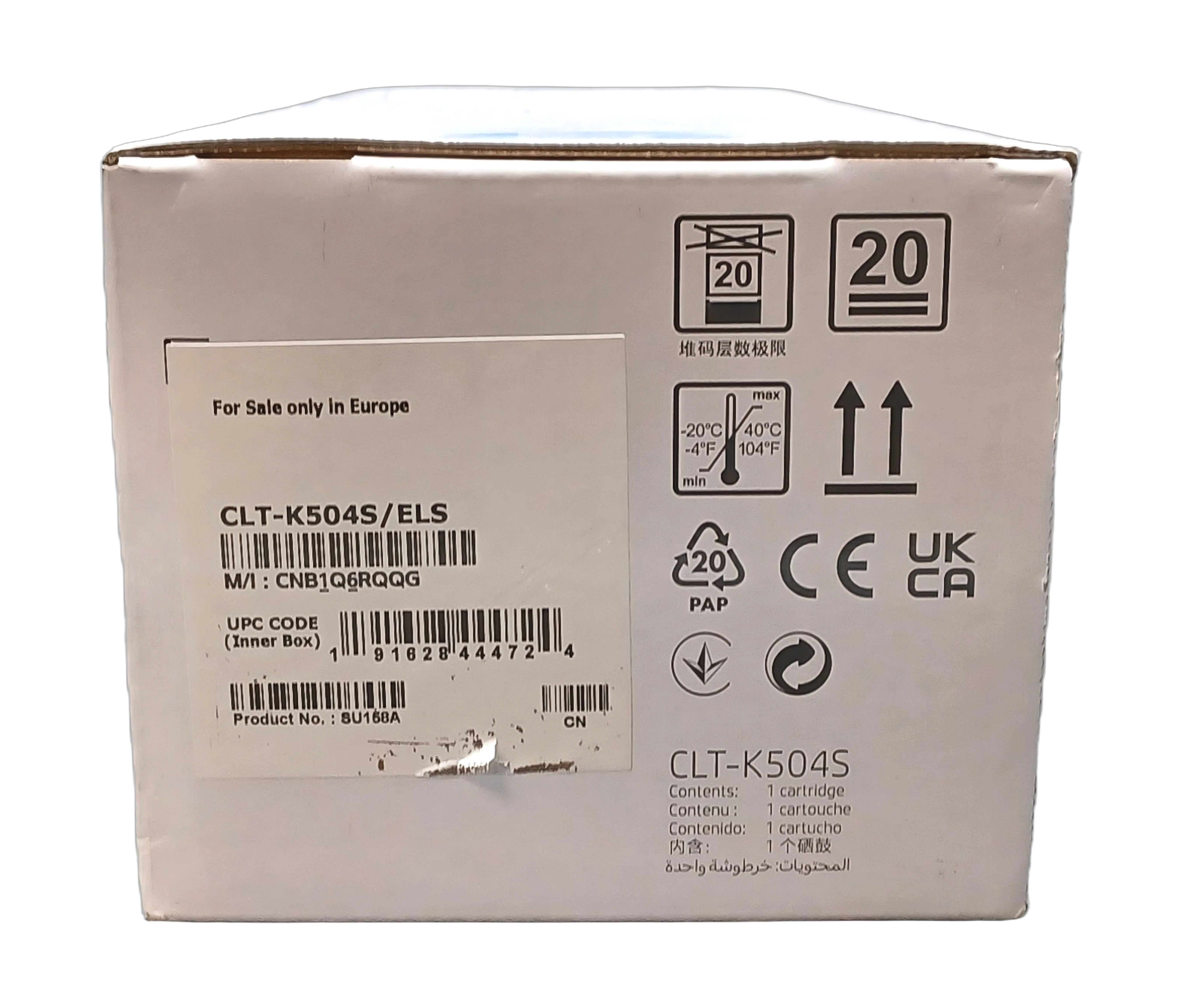 Genuine HP/Samsung CLT-K504S Black Laser Toner Cartridge K504S - Image 3