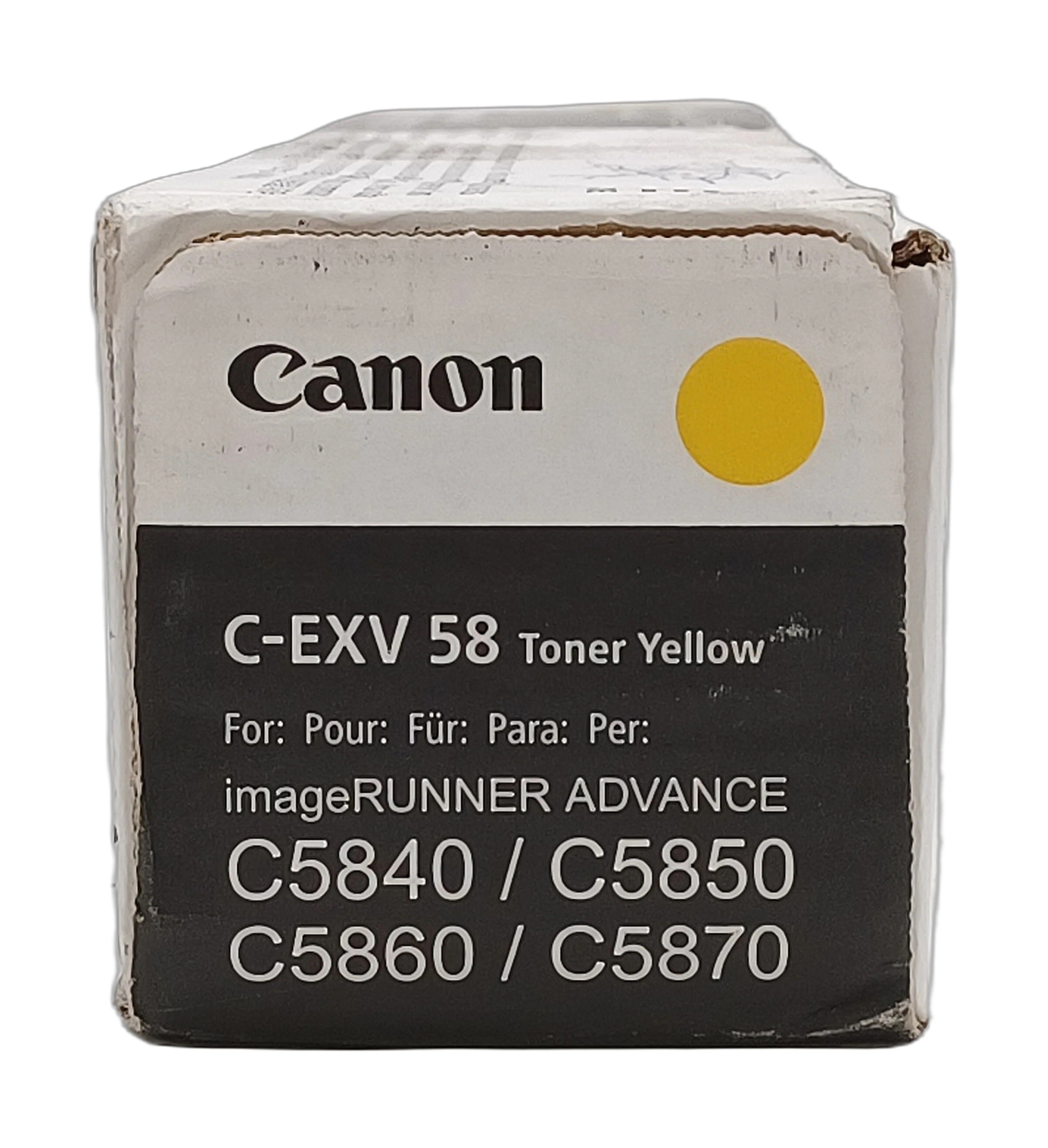 Genuine Sealed Canon C-EXV 58 Yellow Toner Cartidge for imageRUNNER ADVANCE - Image 3