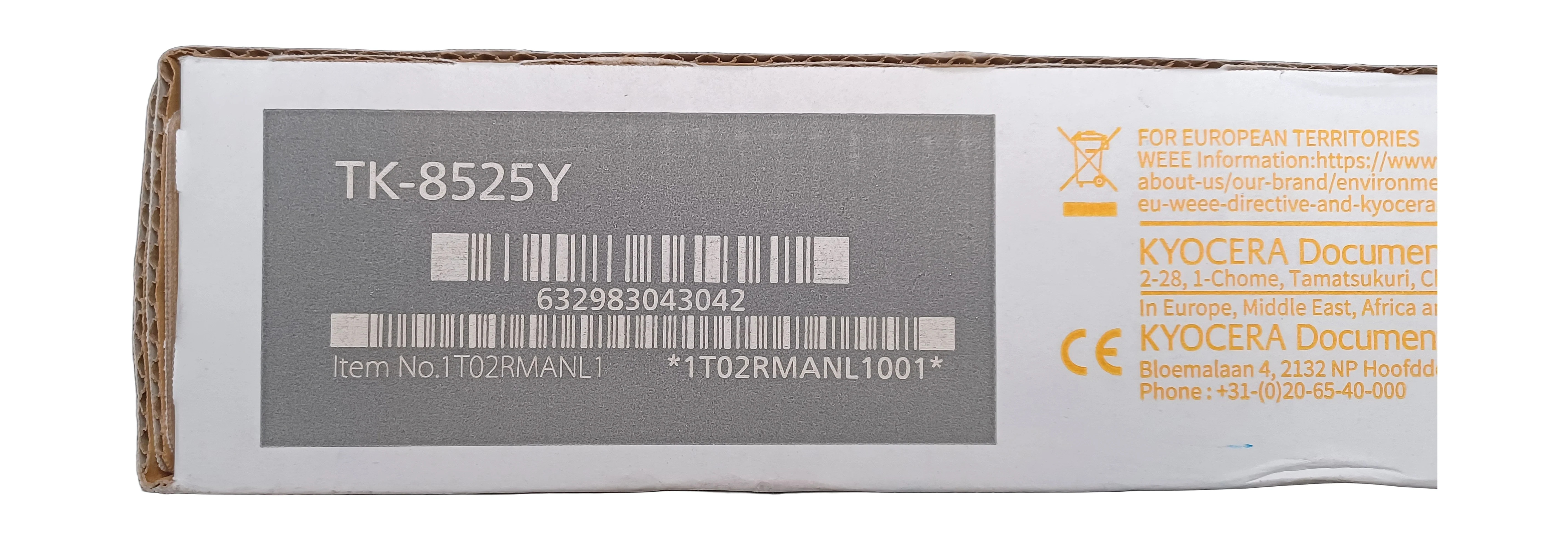 Genuine Sealed Kyocera TK-8525Y Yellow Laser Toner Cartridge - Image 3