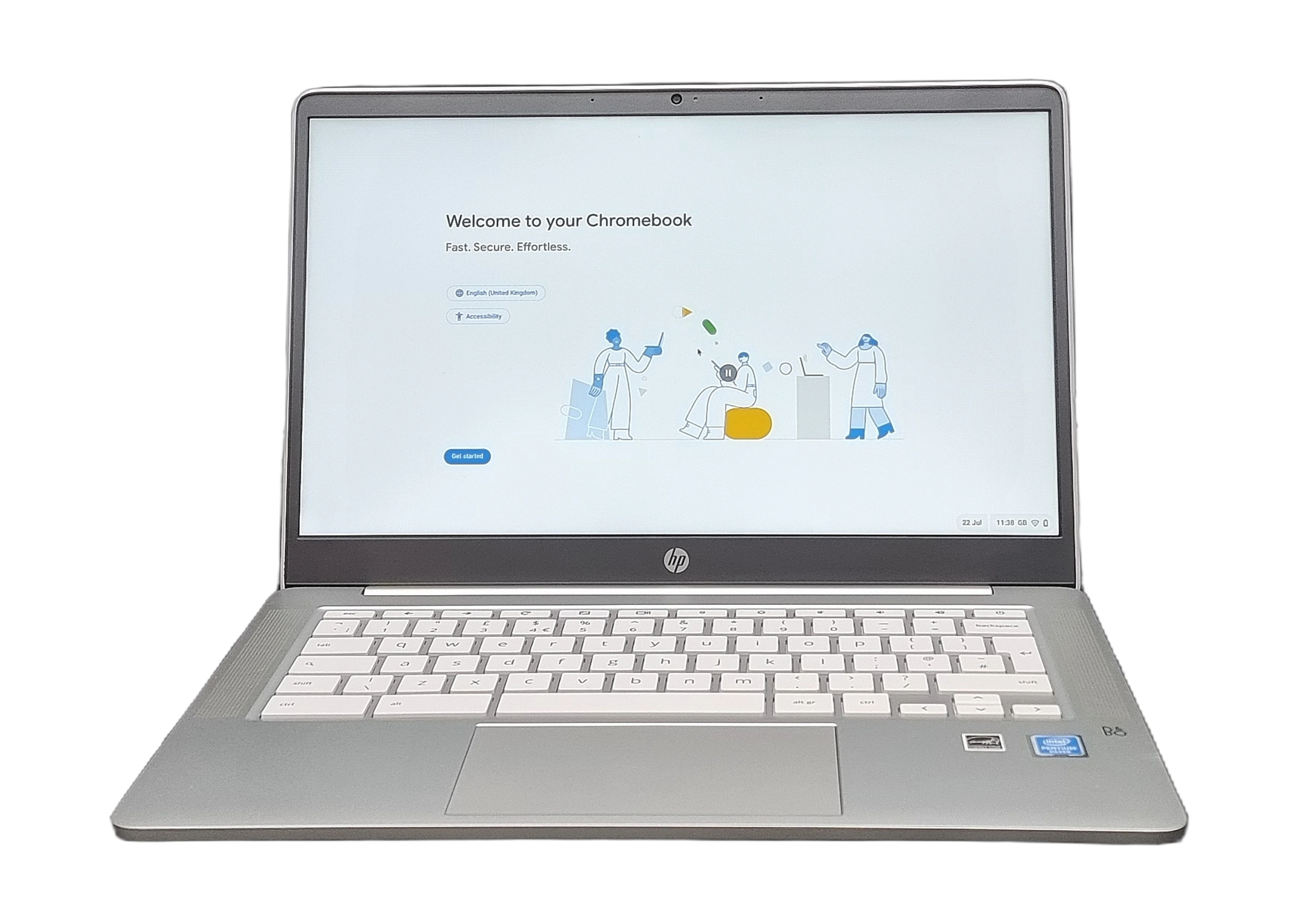 HP Chromebook 14A-NA0509NA, 14" Pentium Silver N5030, 4GB RAM, 64GB eMMC - Image 2