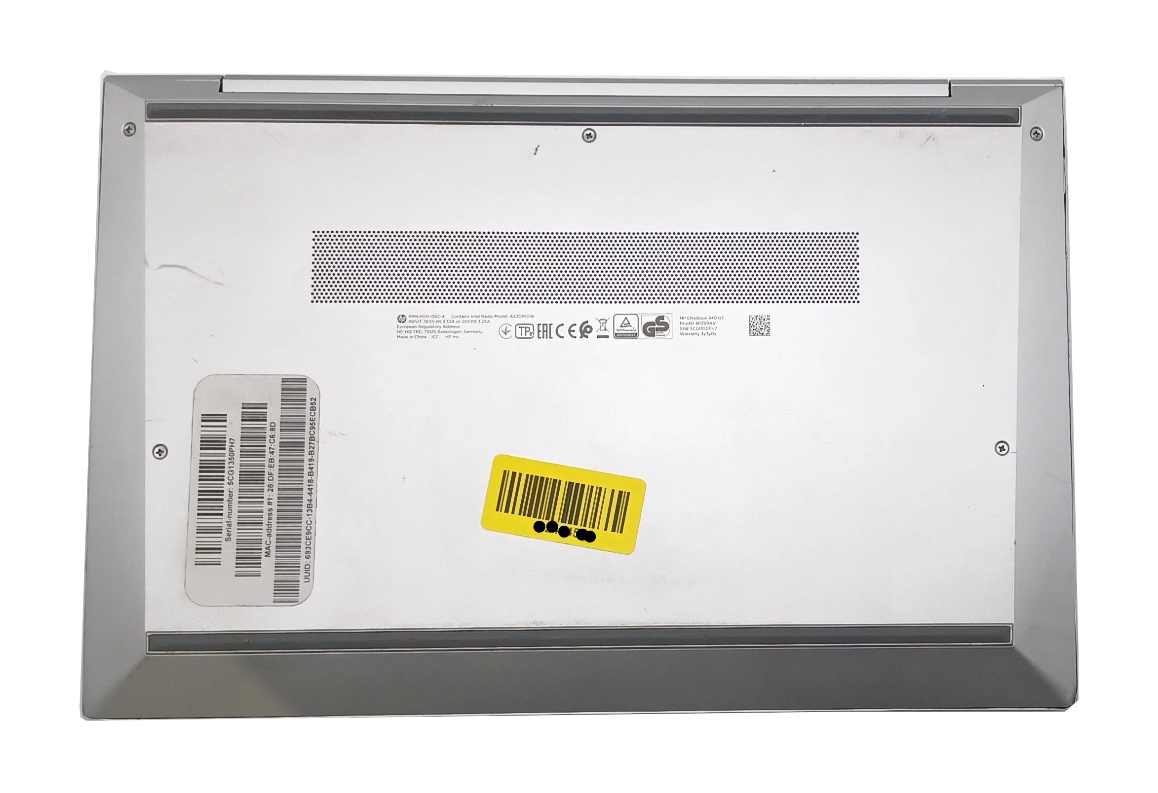 HP EliteBook 840 G7 Laptop, 14" Core i7 10th Gen, 16GB RAM, 256GB SSD - Image 7