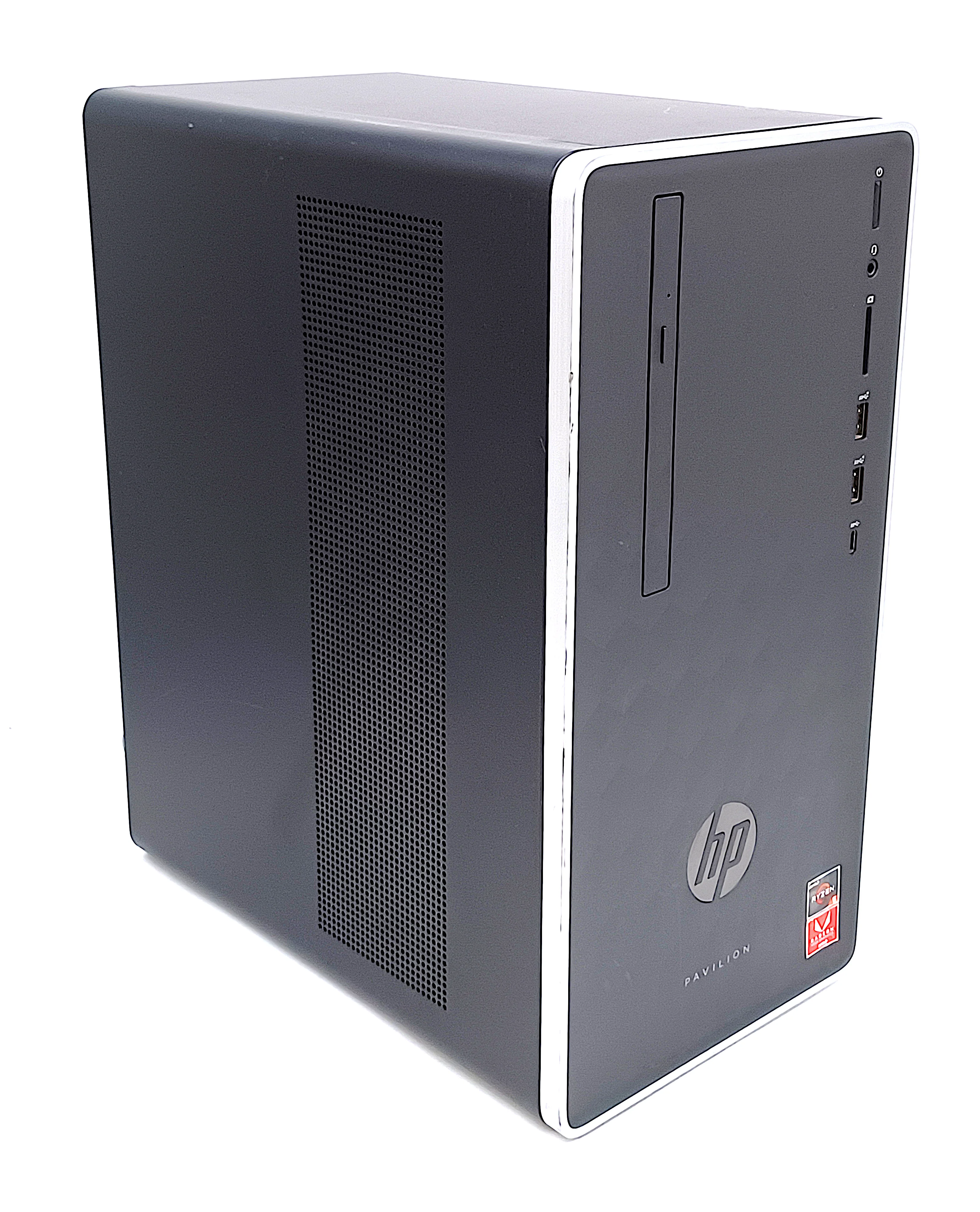 HP Pavilion 590-p0053na Desktop PC, Ryzen 5, 16GB RAM, 256GB NVMe, 3TB HDD