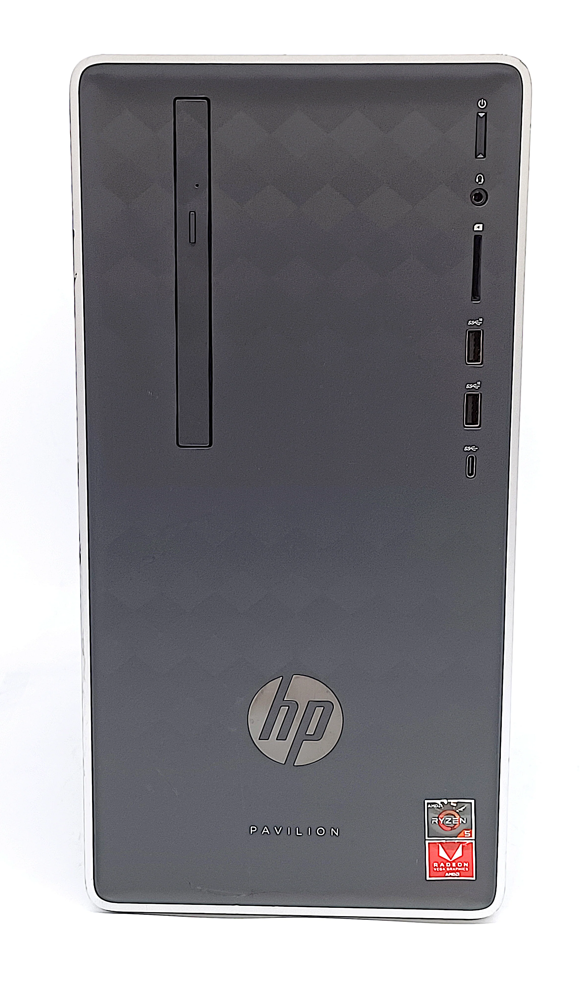 HP Pavilion 590-p0053na Desktop PC, Ryzen 5, 16GB RAM, 256GB NVMe, 3TB HDD - Image 2