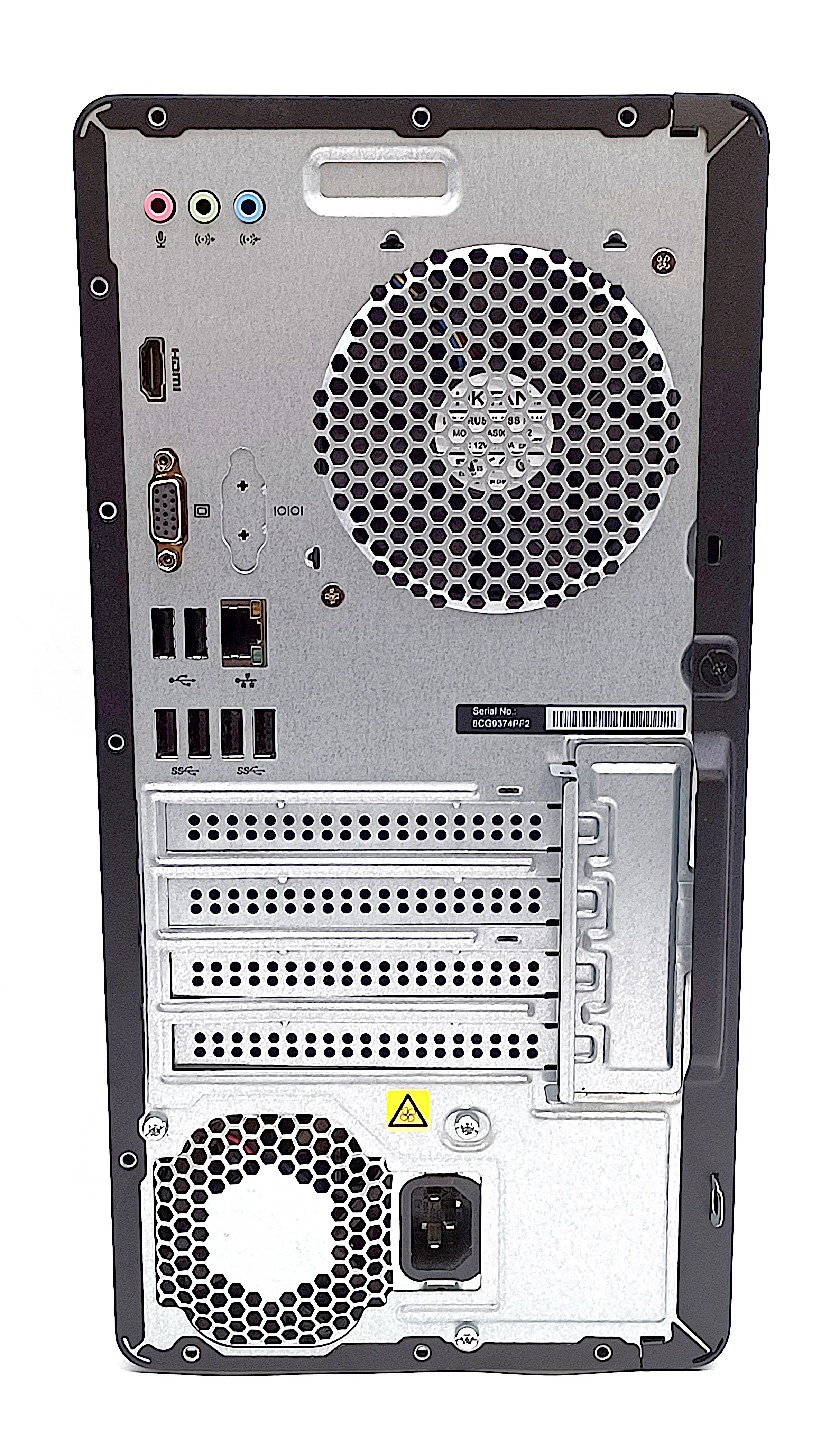 HP Pavilion 590-p0053na Desktop PC, Ryzen 5, 16GB RAM, 256GB NVMe, 3TB HDD - Image 4